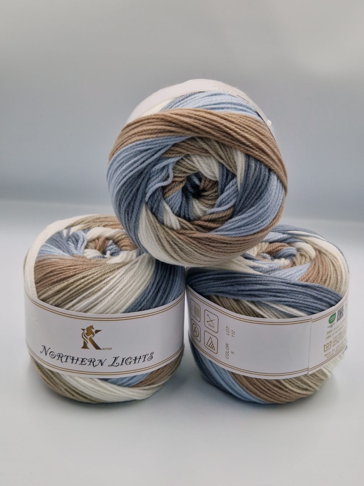 Knitco Northern Lights DK 1 x 150g - 410m - 100% Acrylic Knitting Crochet Yarn