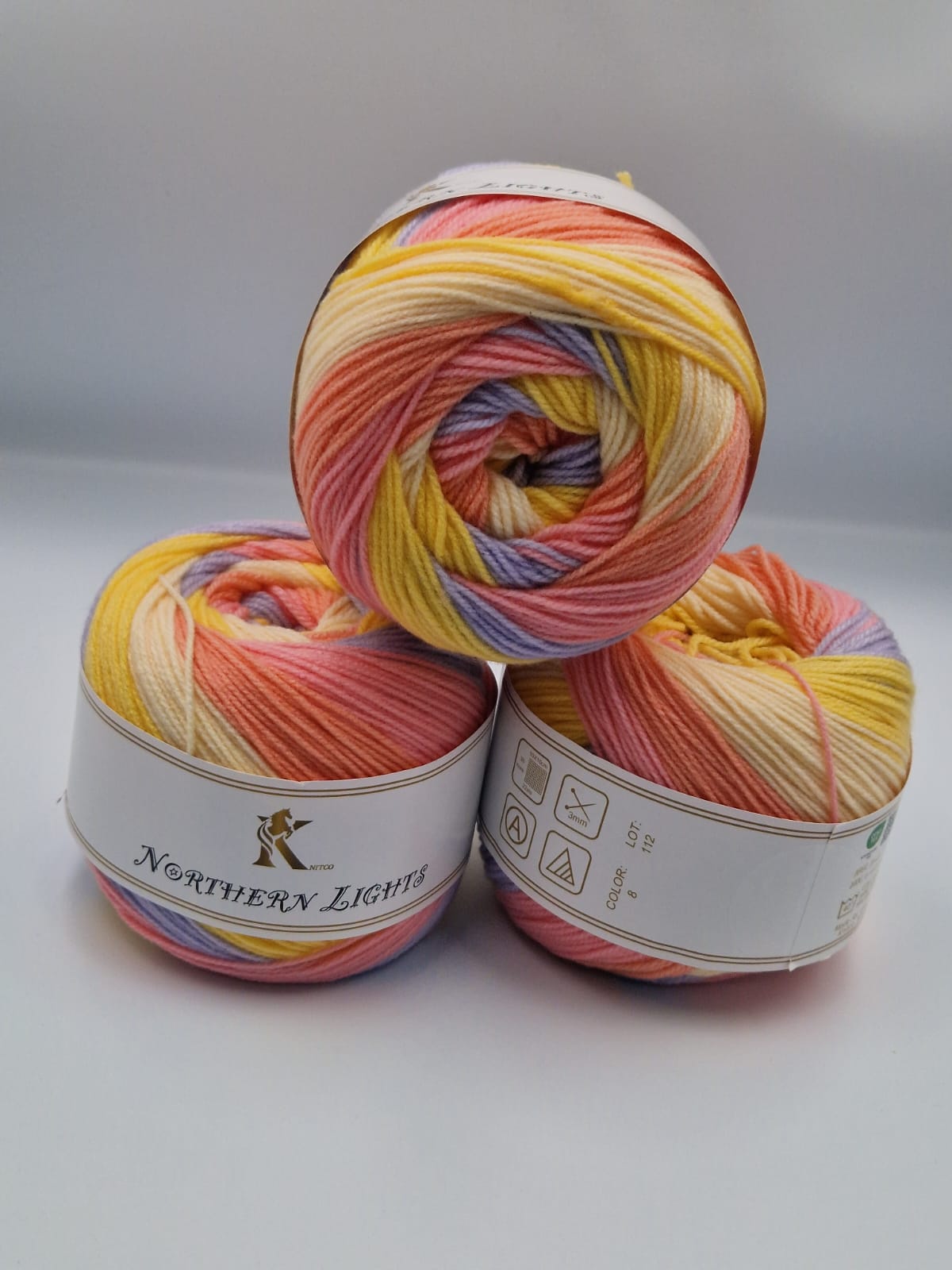 Knitco Northern Lights DK 1 x 150g - 410m - 100% Acrylic Knitting Crochet Yarn