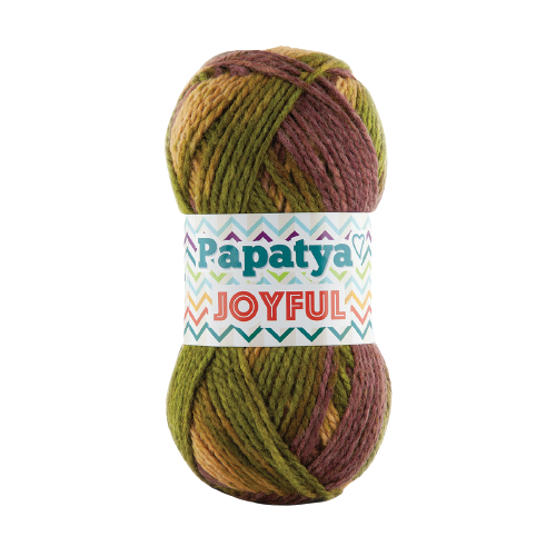 Papatya Joyful 5 x 100 - 200m - 20% Wool 80% Acrylic Knitting Crochet Yarn
