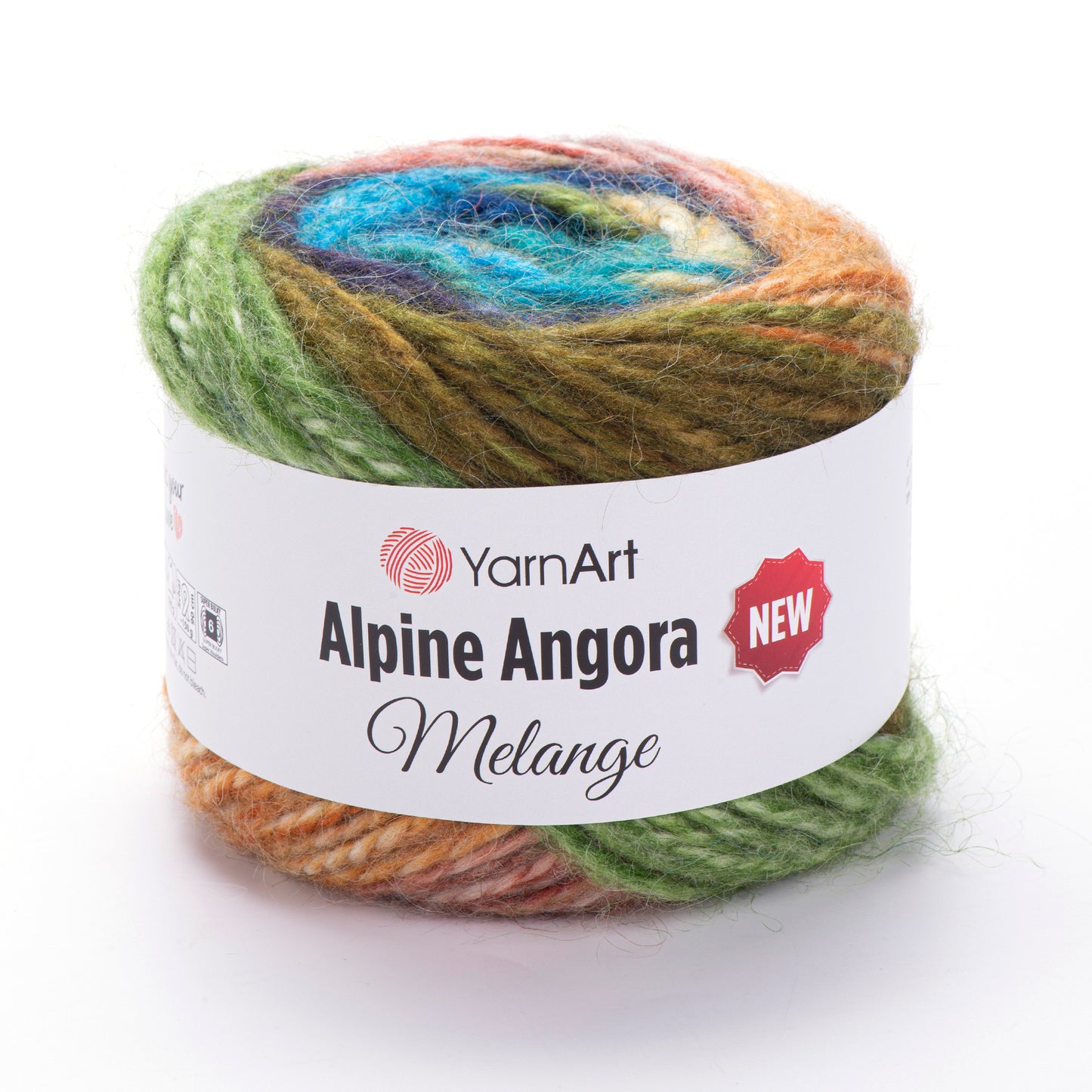 YarnArt Alpine Angora Melange 3 x 150g - 150m - 20% Wool - 80% Acrylic Chunky Knitting Crochet Yarn