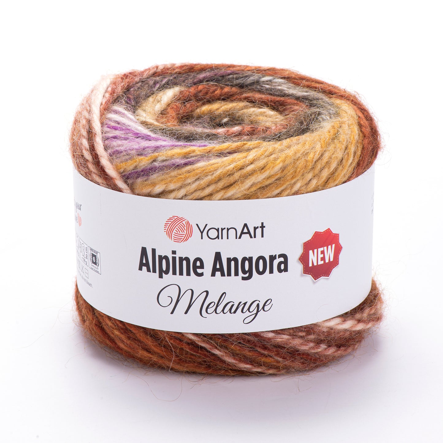 YarnArt Alpine Angora Melange 3 x 150g - 150m - 20% Wool - 80% Acrylic Chunky Knitting Crochet Yarn
