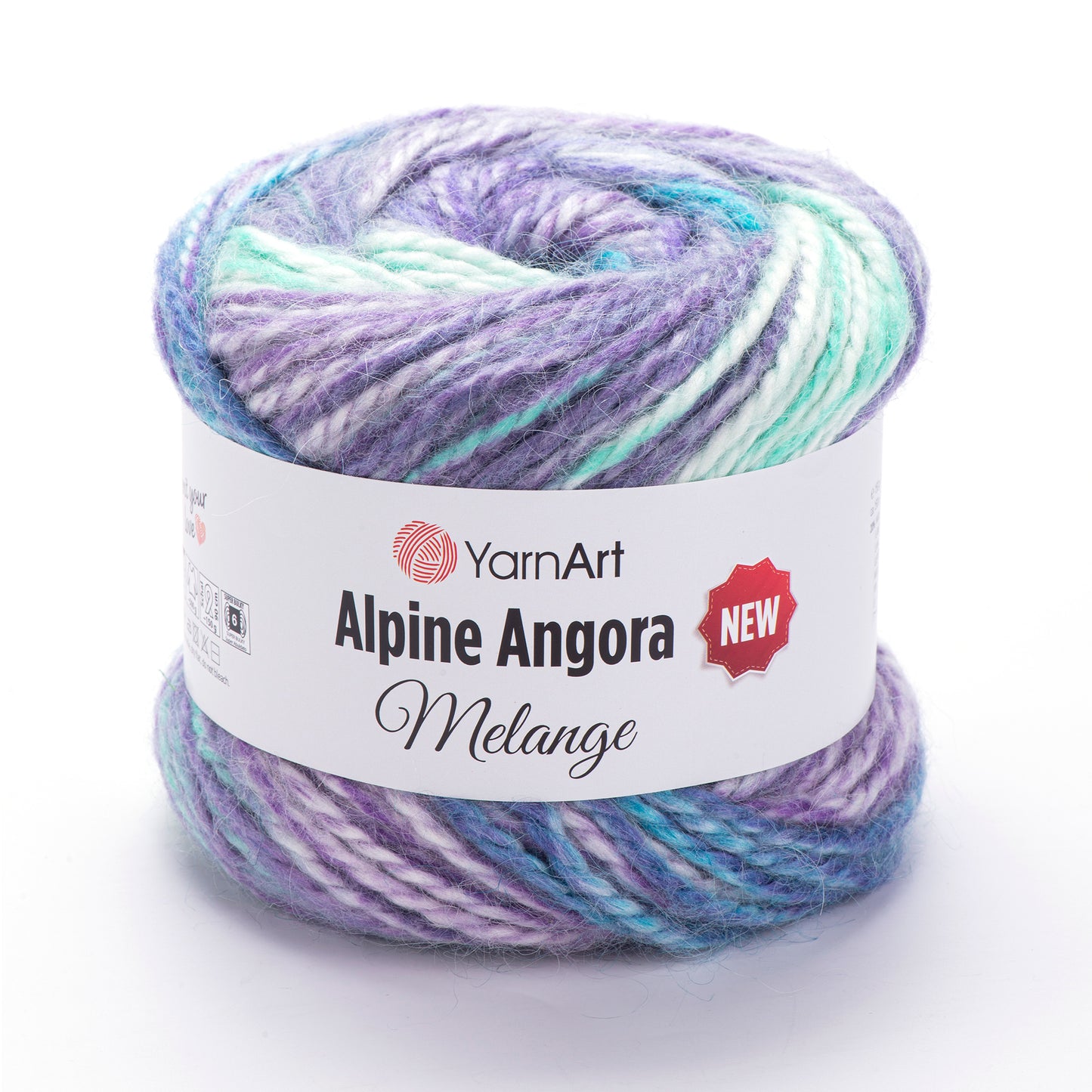YarnArt Alpine Angora Melange 3 x 150g - 150m - 20% Wool - 80% Acrylic Chunky Knitting Crochet Yarn