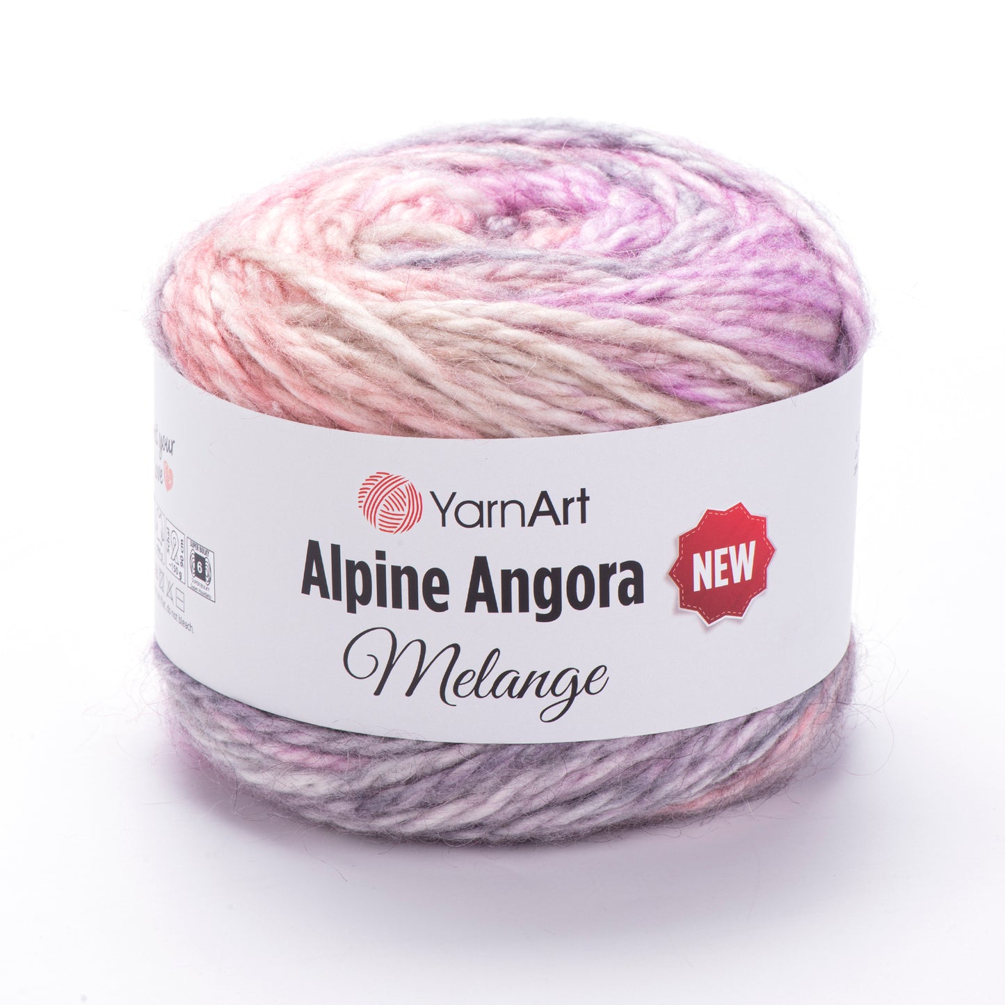 YarnArt Alpine Angora Melange 3 x 150g - 150m - 20% Wool - 80% Acrylic Chunky Knitting Crochet Yarn