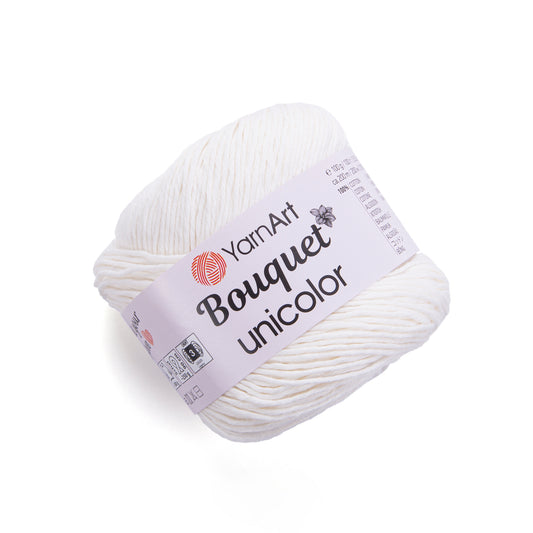 YarnArt Bouquet Unicolor 1 x 100g - 200m - 100% Cotton Knitting Crochet Yarn