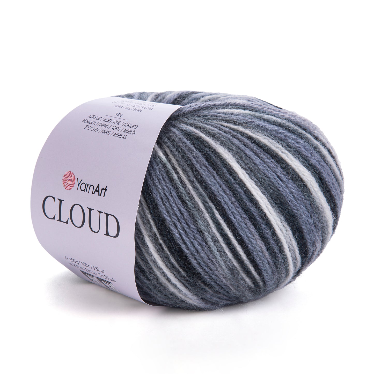 YarnArt Cloud 5 x 100g - 230m - 25% Wool - 75% Acrylic Aran Knitting Crochet Yarn