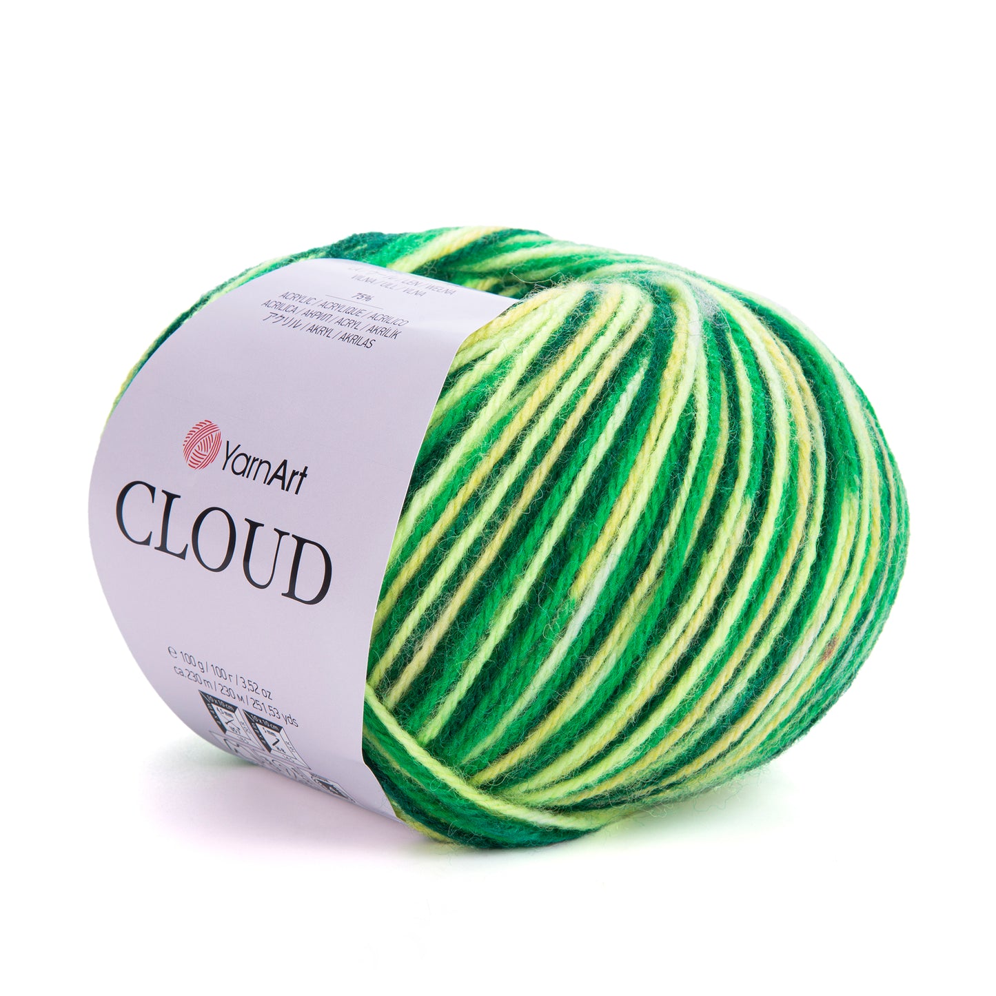 YarnArt Cloud 5 x 100g - 230m - 25% Wool - 75% Acrylic Aran Knitting Crochet Yarn