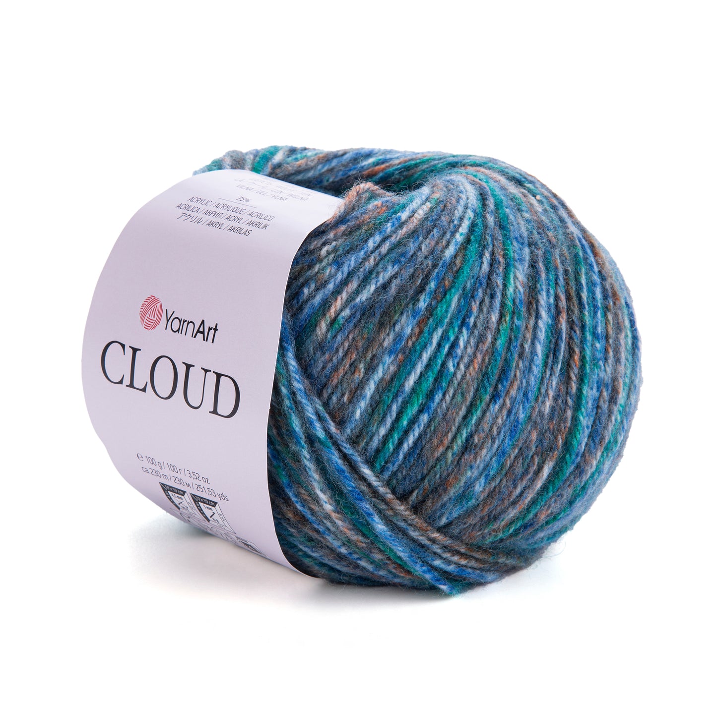 YarnArt Cloud 5 x 100g - 230m - 25% Wool - 75% Acrylic Aran Knitting Crochet Yarn