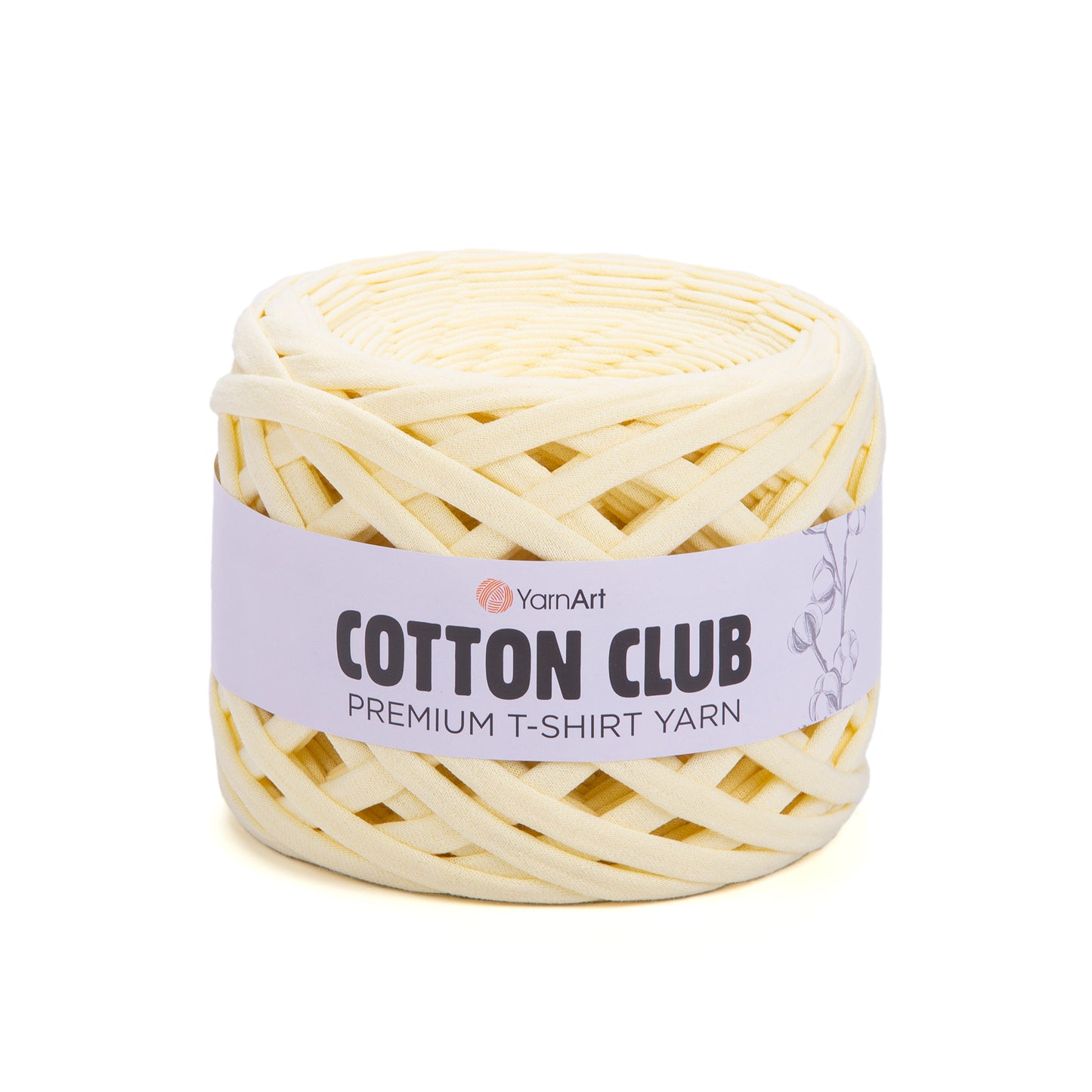 YarnArt Cotton Club Premium T-Shirt Yarn 310g - 110m - 100% Cotton Knitting Crochet