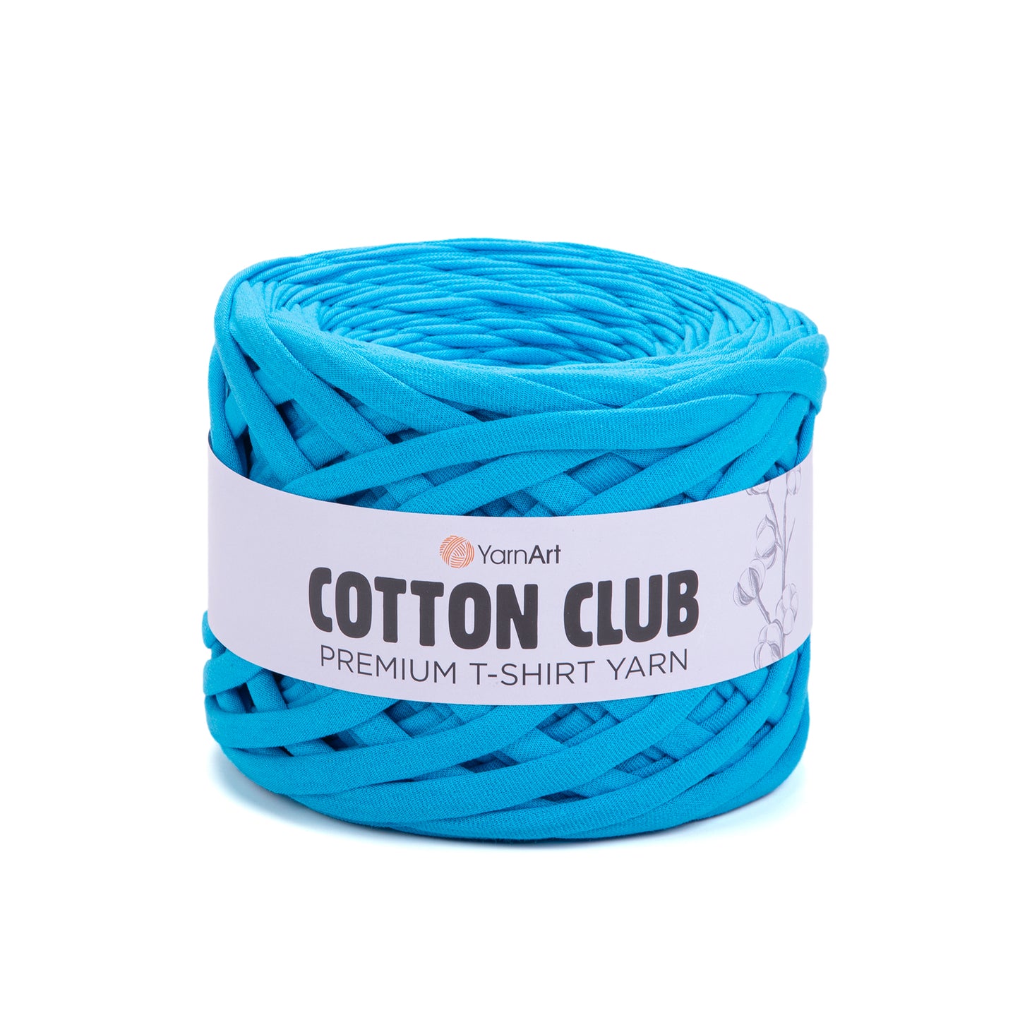 YarnArt Cotton Club Premium T-Shirt Yarn 310g - 110m - 100% Cotton Knitting Crochet