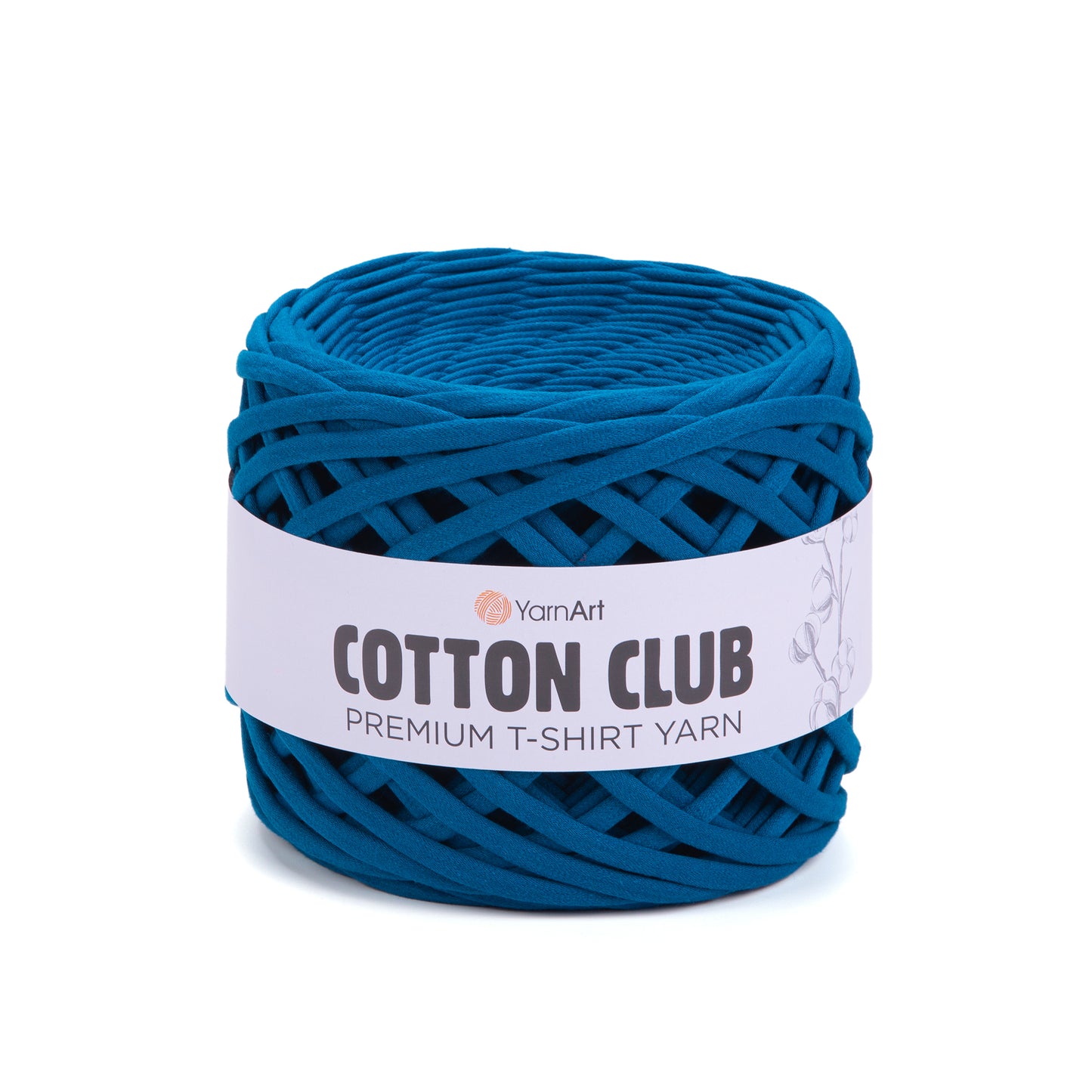 YarnArt Cotton Club Premium T-Shirt Yarn 310g - 110m - 100% Cotton Knitting Crochet