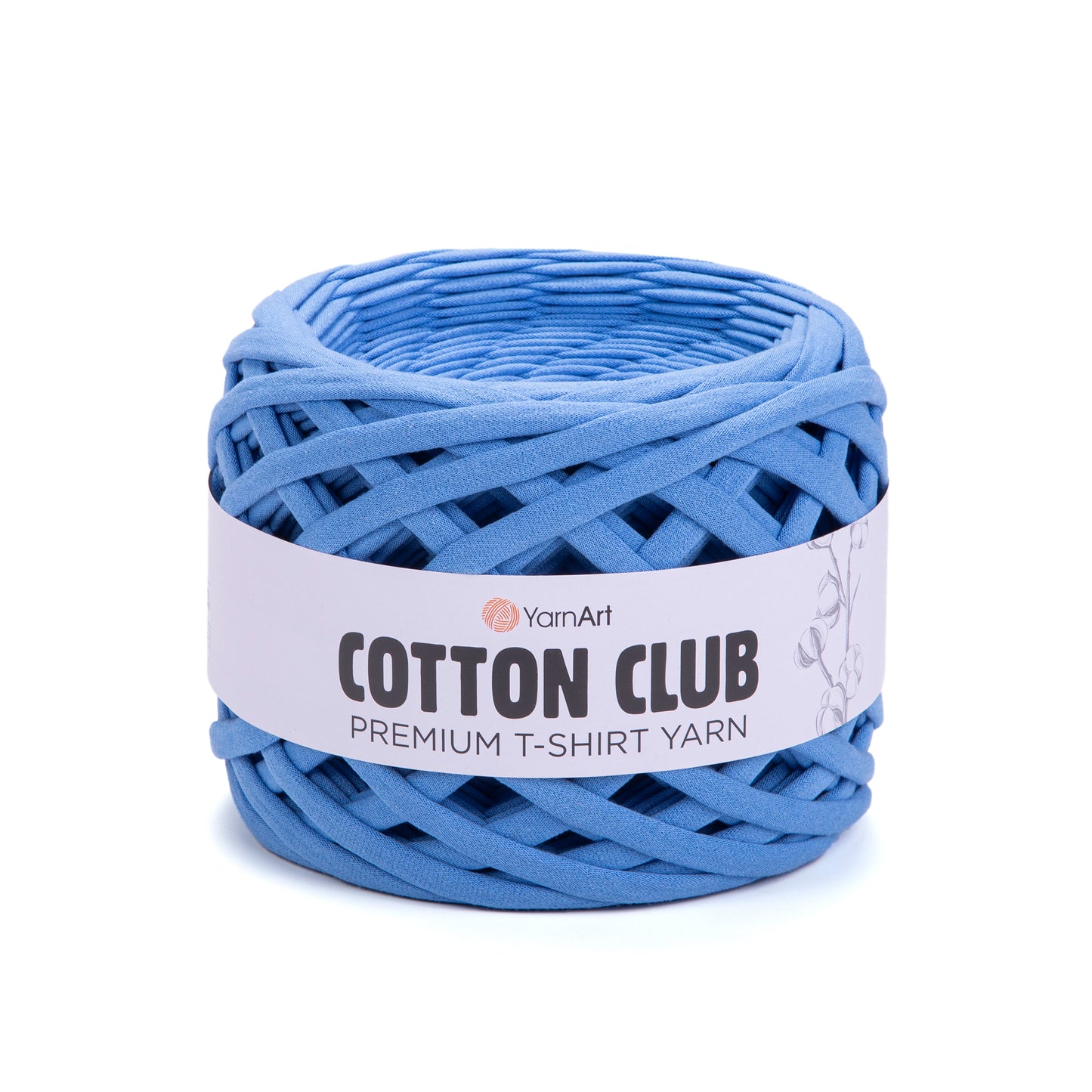 YarnArt Cotton Club Premium T-Shirt Yarn 310g - 110m - 100% Cotton Knitting Crochet