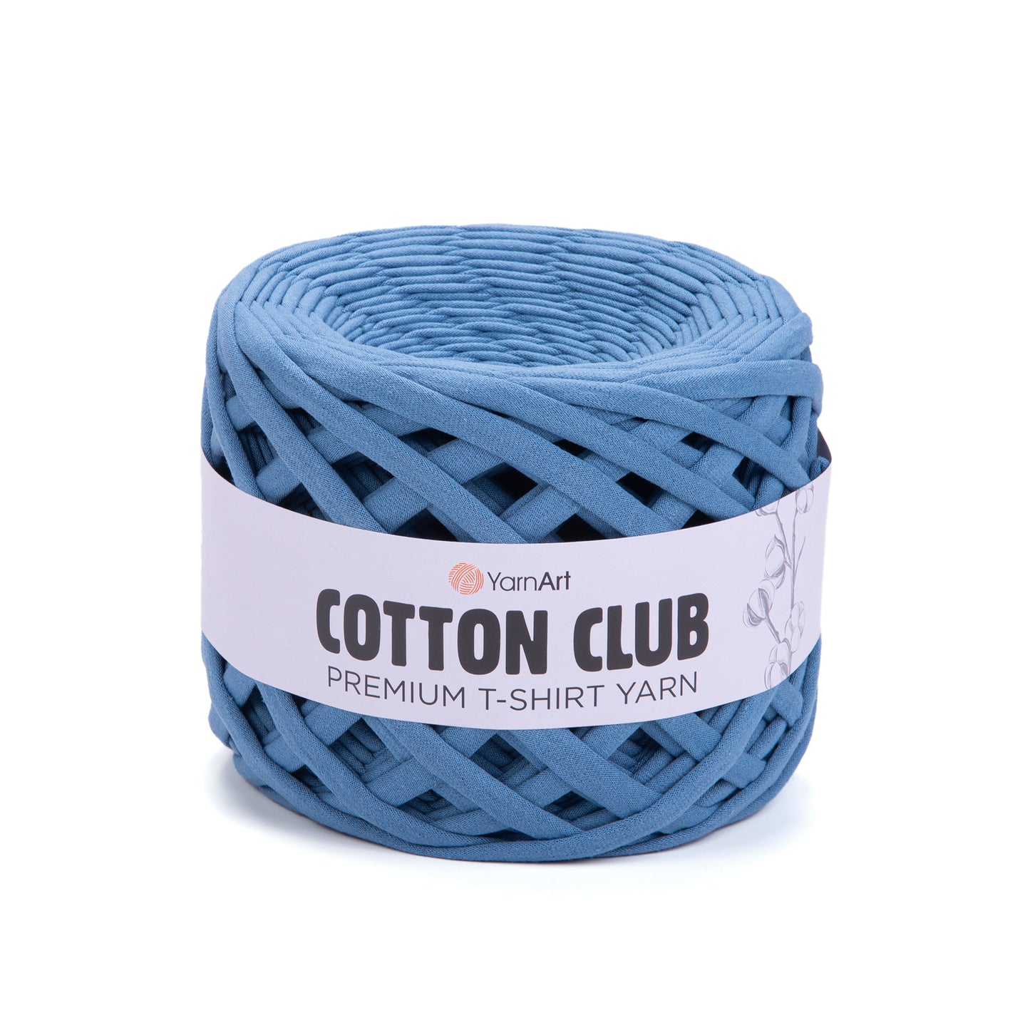 YarnArt Cotton Club Premium T-Shirt Yarn 310g - 110m - 100% Cotton Knitting Crochet