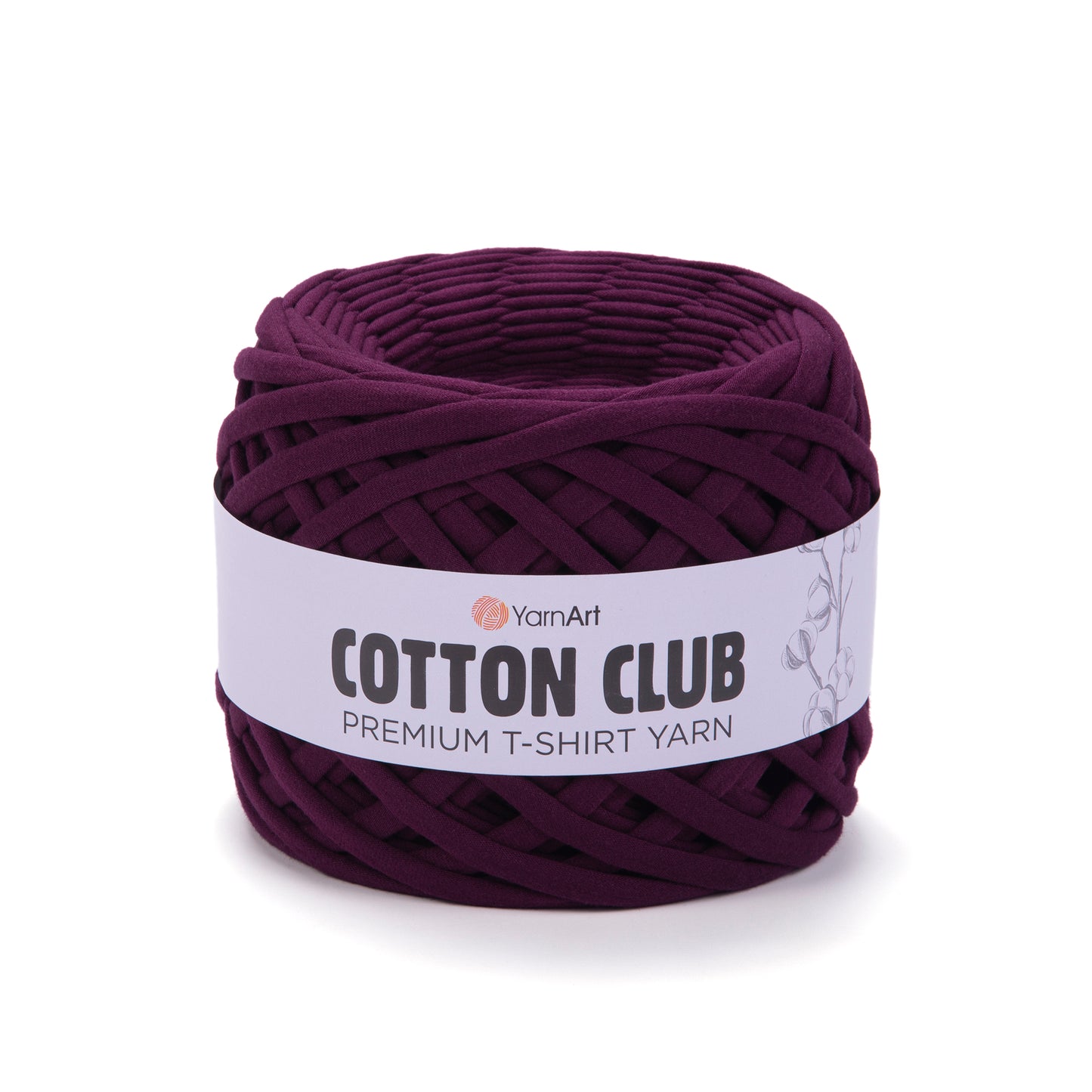 YarnArt Cotton Club Premium T-Shirt Yarn 310g - 110m - 100% Cotton Knitting Crochet