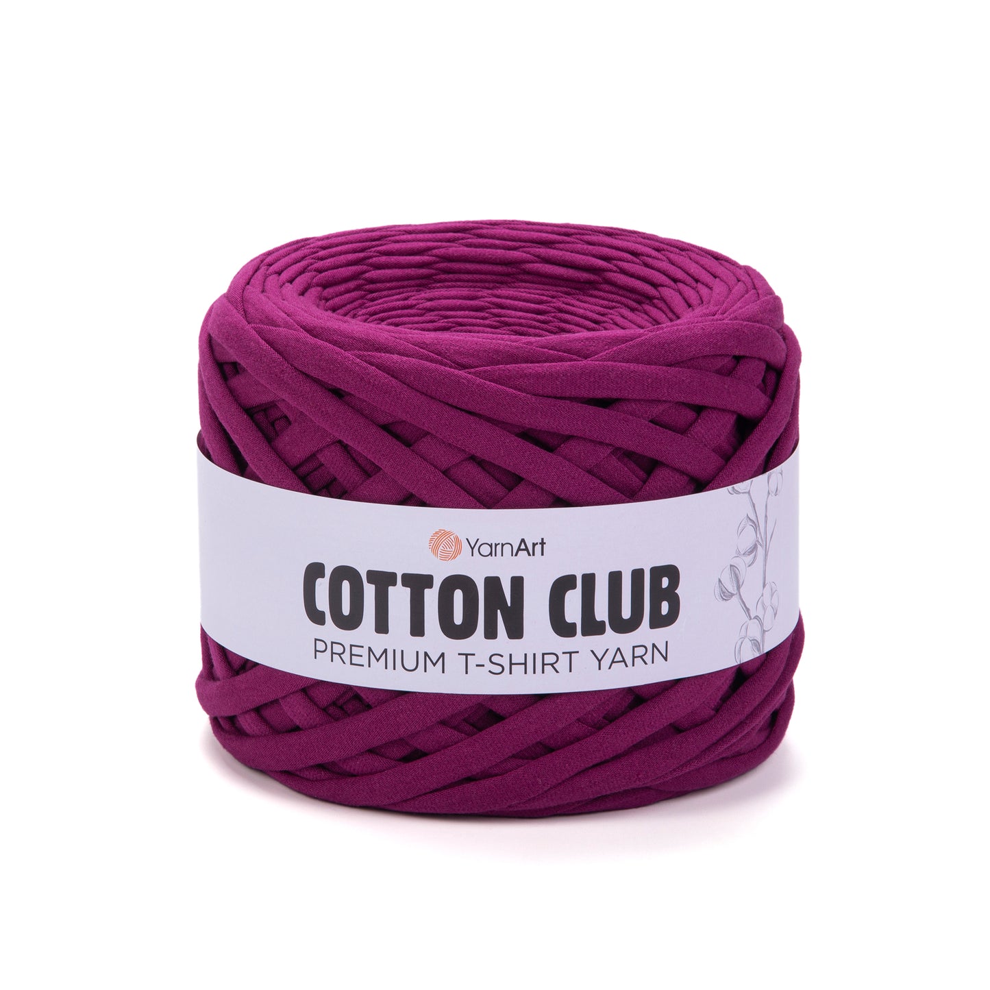 YarnArt Cotton Club Premium T-Shirt Yarn 310g - 110m - 100% Cotton Knitting Crochet