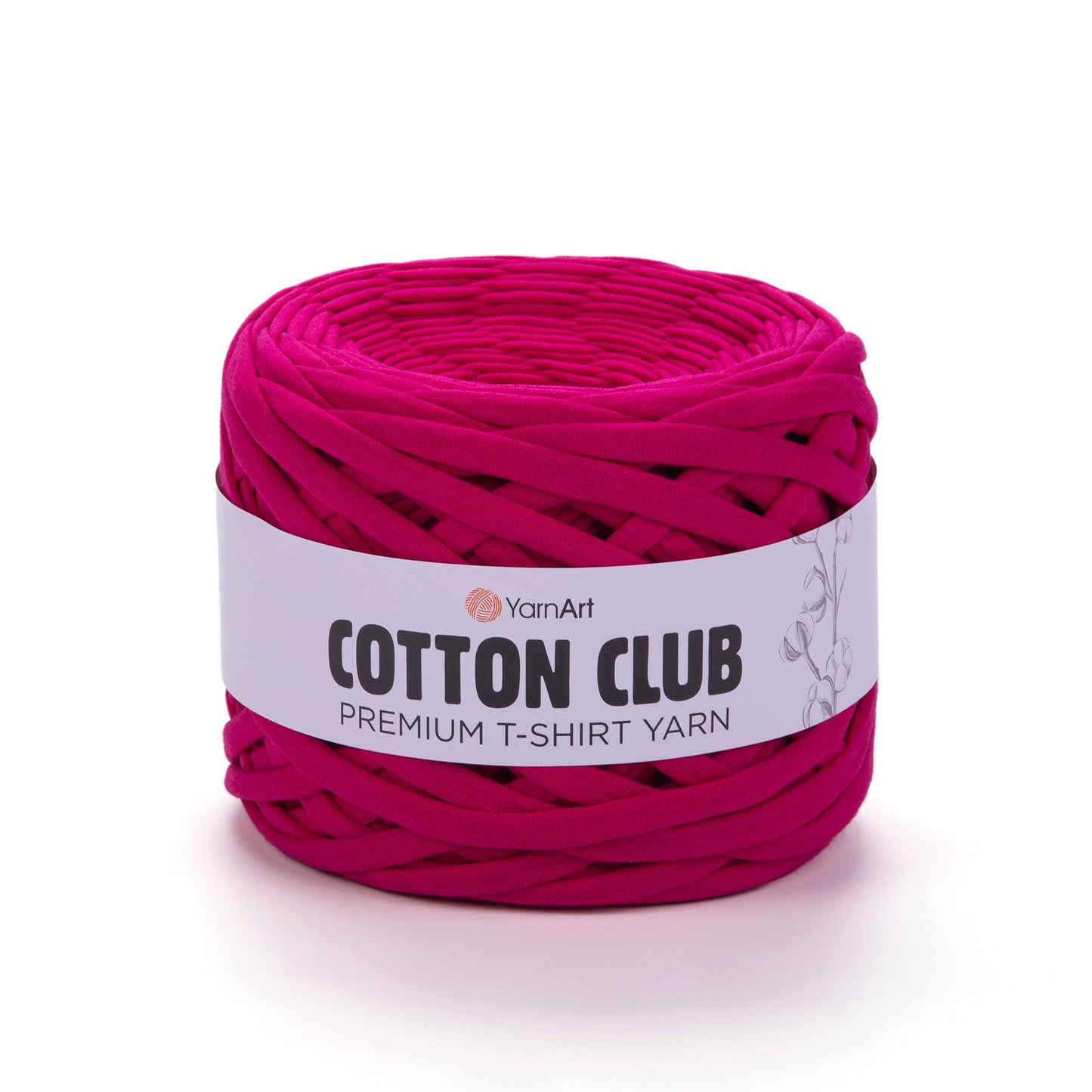 YarnArt Cotton Club Premium T-Shirt Yarn 310g - 110m - 100% Cotton Knitting Crochet