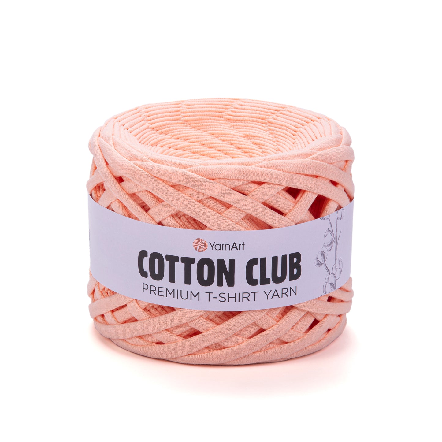 YarnArt Cotton Club Premium T-Shirt Yarn 310g - 110m - 100% Cotton Knitting Crochet