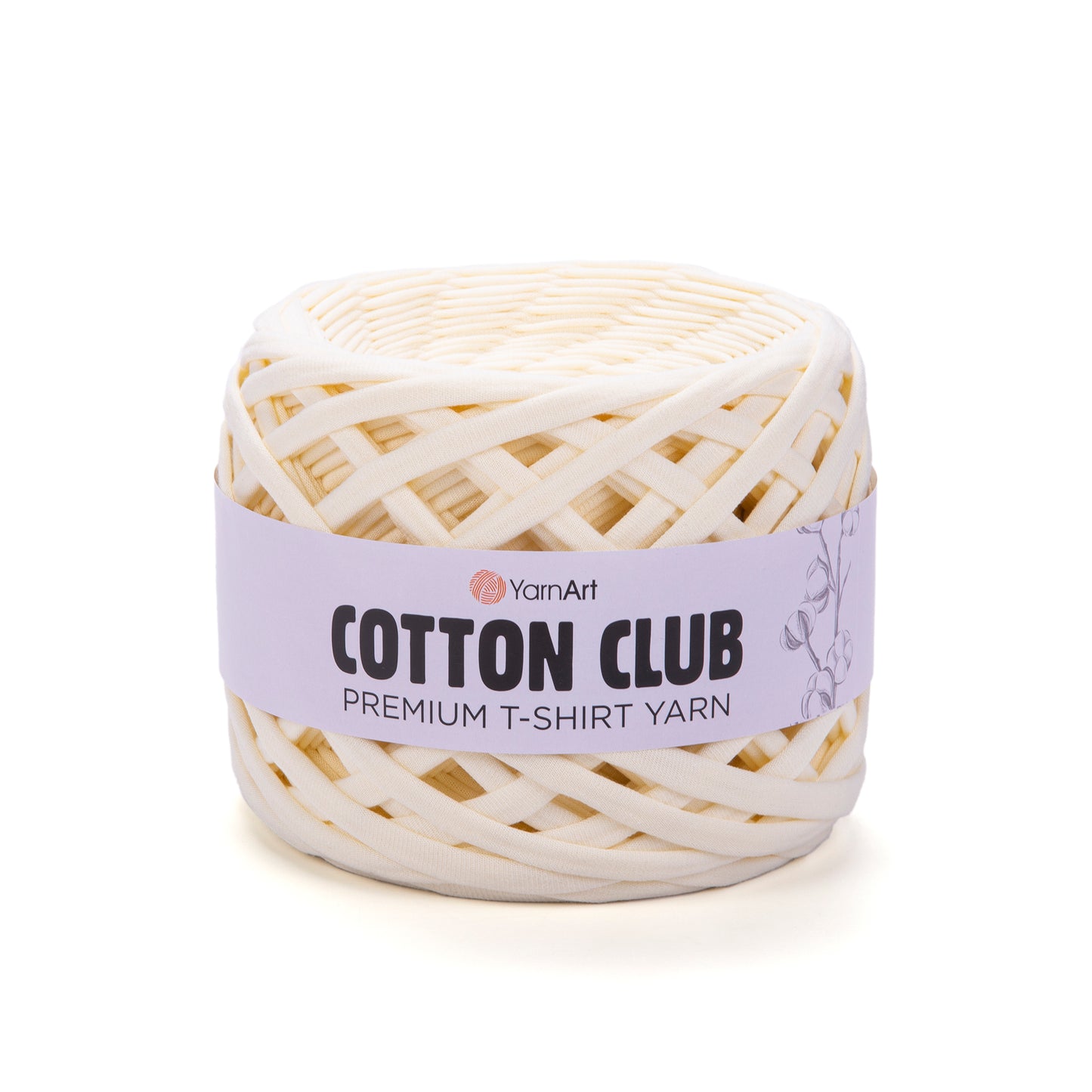 YarnArt Cotton Club Premium T-Shirt Yarn 310g - 110m - 100% Cotton Knitting Crochet