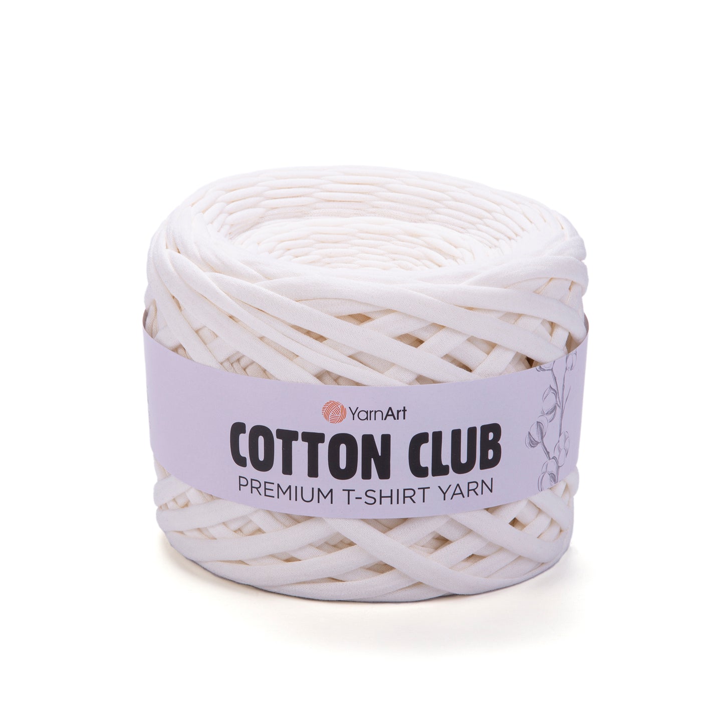 YarnArt Cotton Club Premium T-Shirt Yarn 310g - 110m - 100% Cotton Knitting Crochet