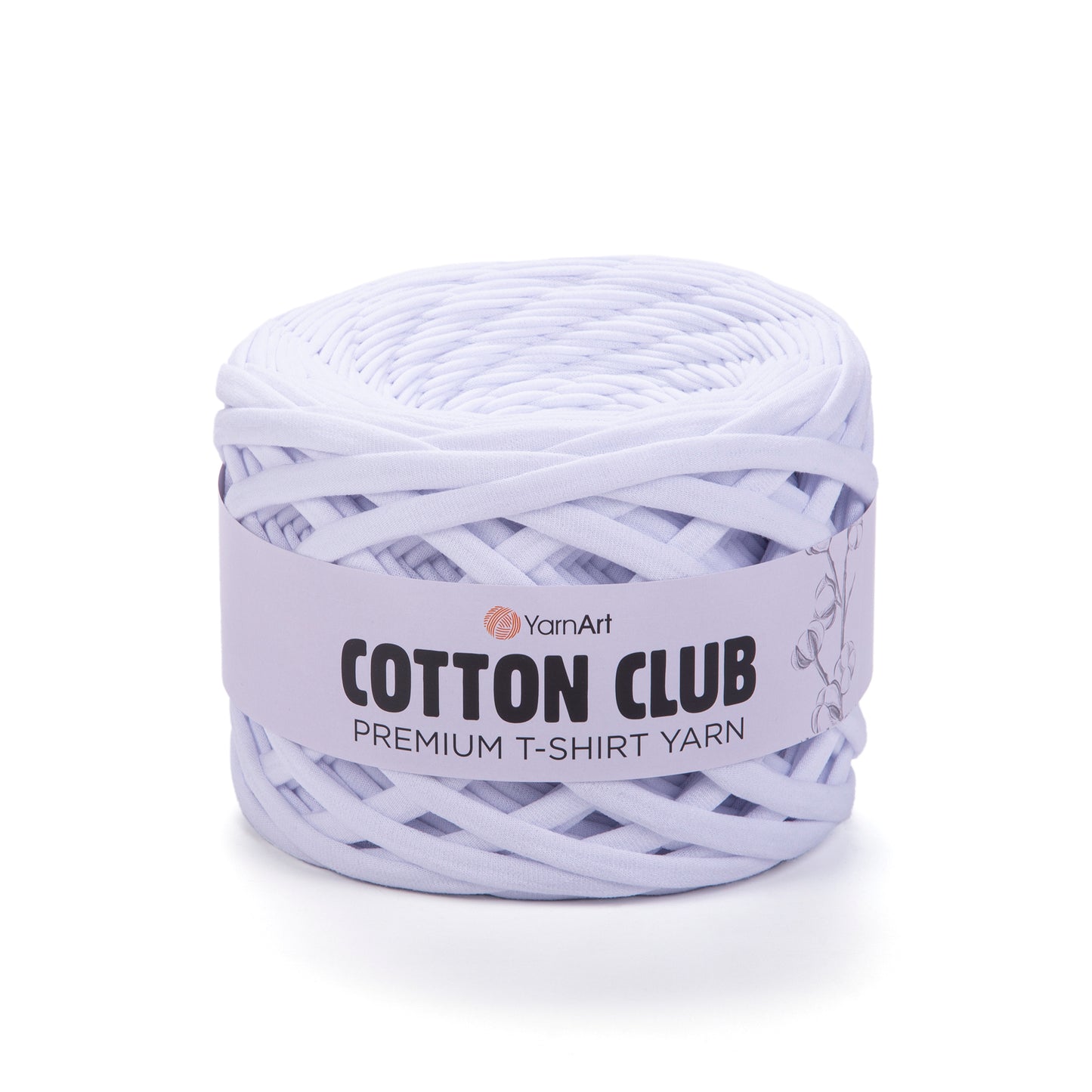 YarnArt Cotton Club Premium T-Shirt Yarn 310g - 110m - 100% Cotton Knitting Crochet