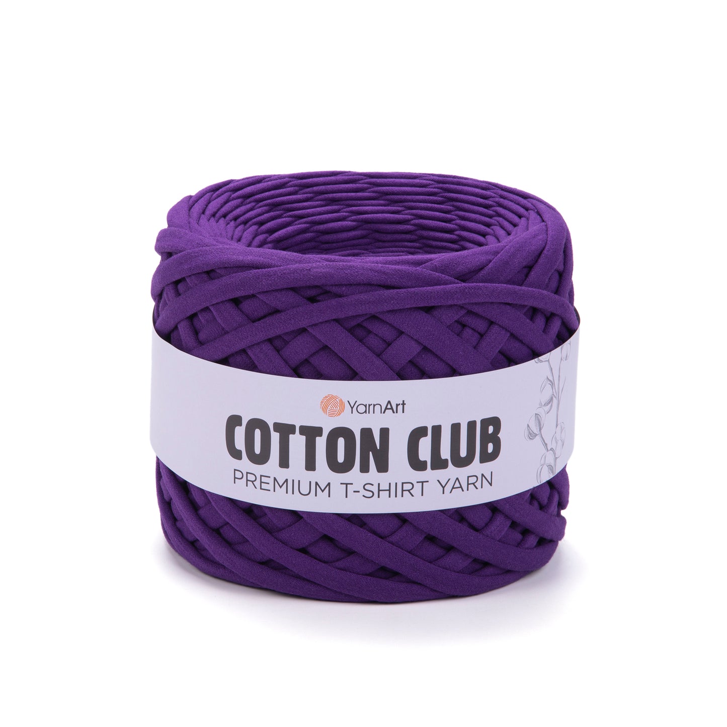 YarnArt Cotton Club Premium T-Shirt Yarn 310g - 110m - 100% Cotton Knitting Crochet