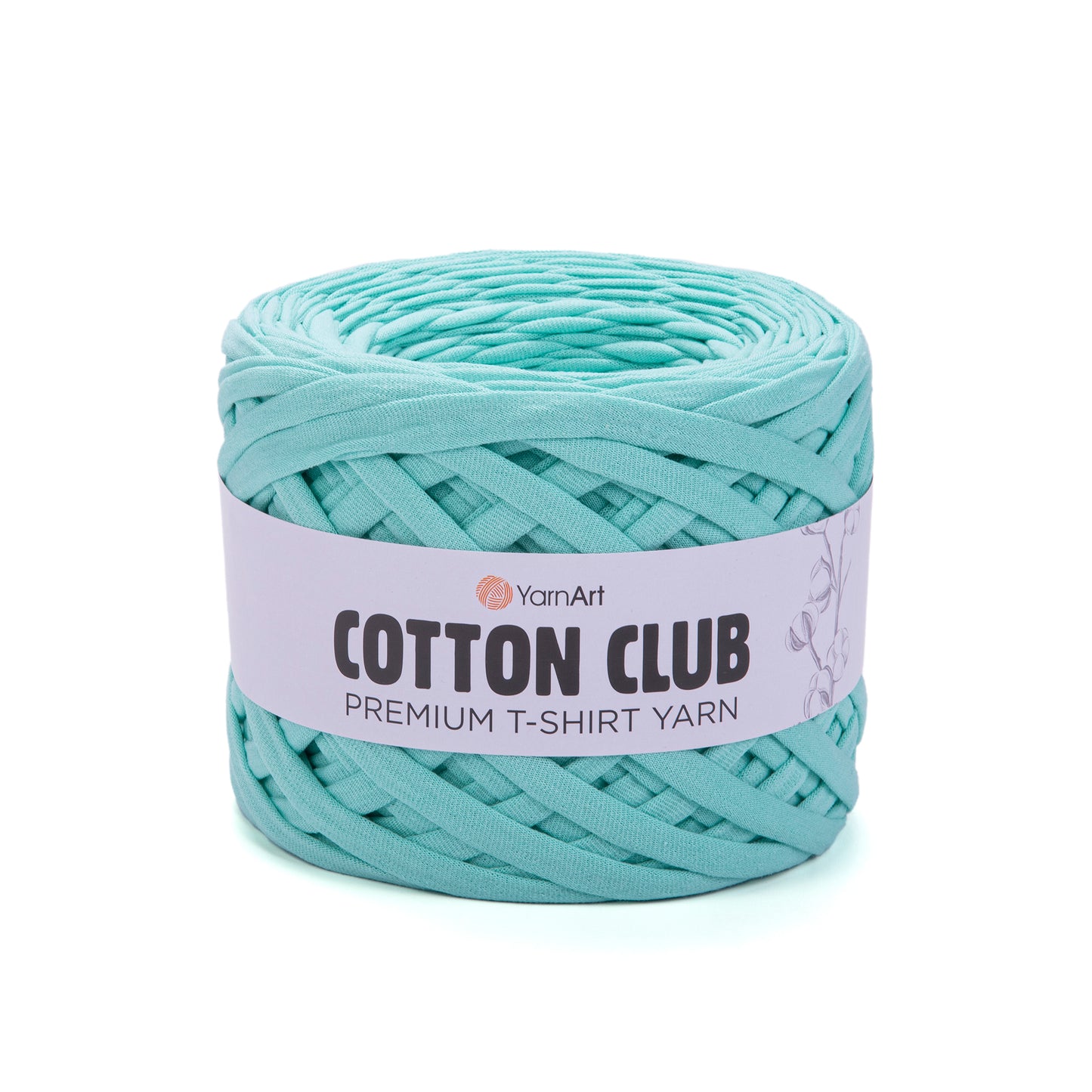 YarnArt Cotton Club Premium T-Shirt Yarn 310g - 110m - 100% Cotton Knitting Crochet