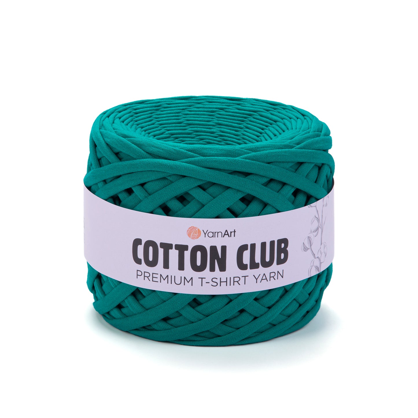 YarnArt Cotton Club Premium T-Shirt Yarn 310g - 110m - 100% Cotton Knitting Crochet