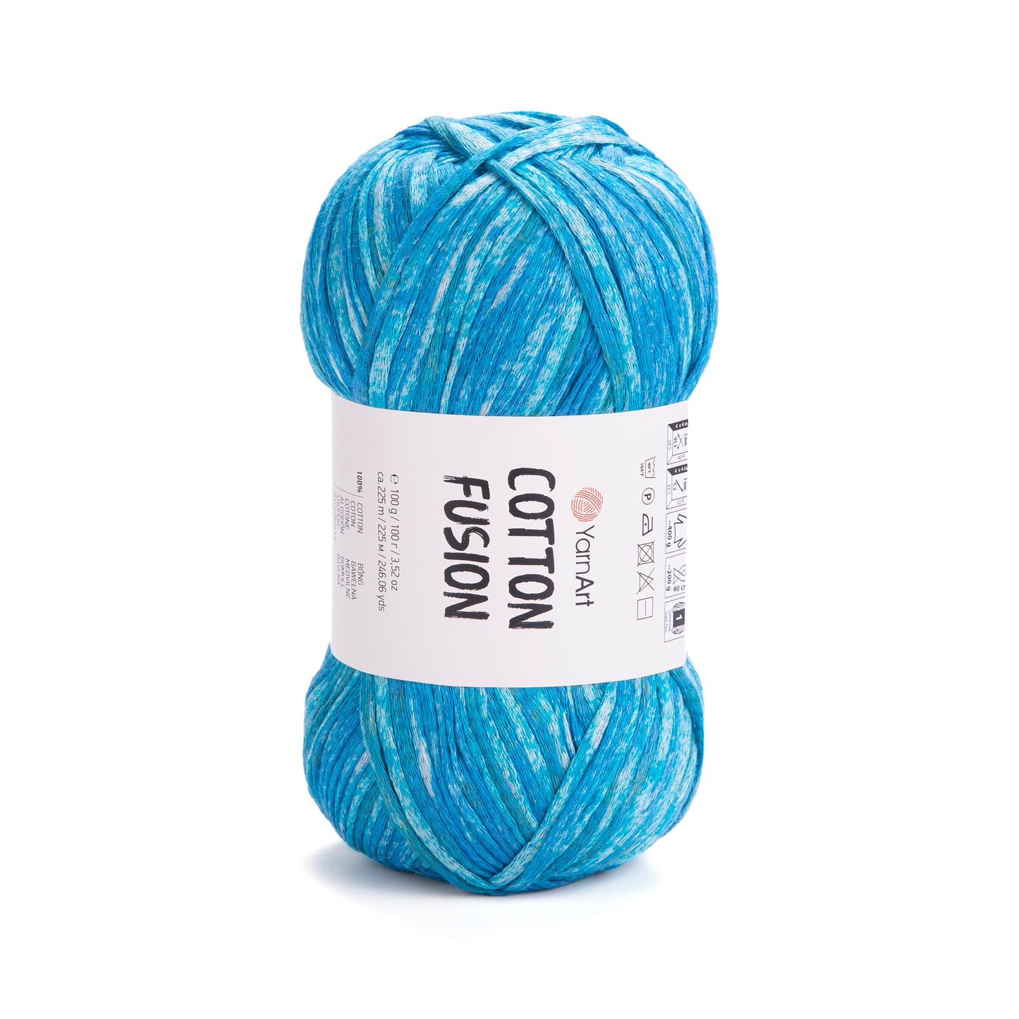 YarnArt Cotton Fusion 5 x 100g - 225m - 100% Cotton Knitting Crochet Yarn