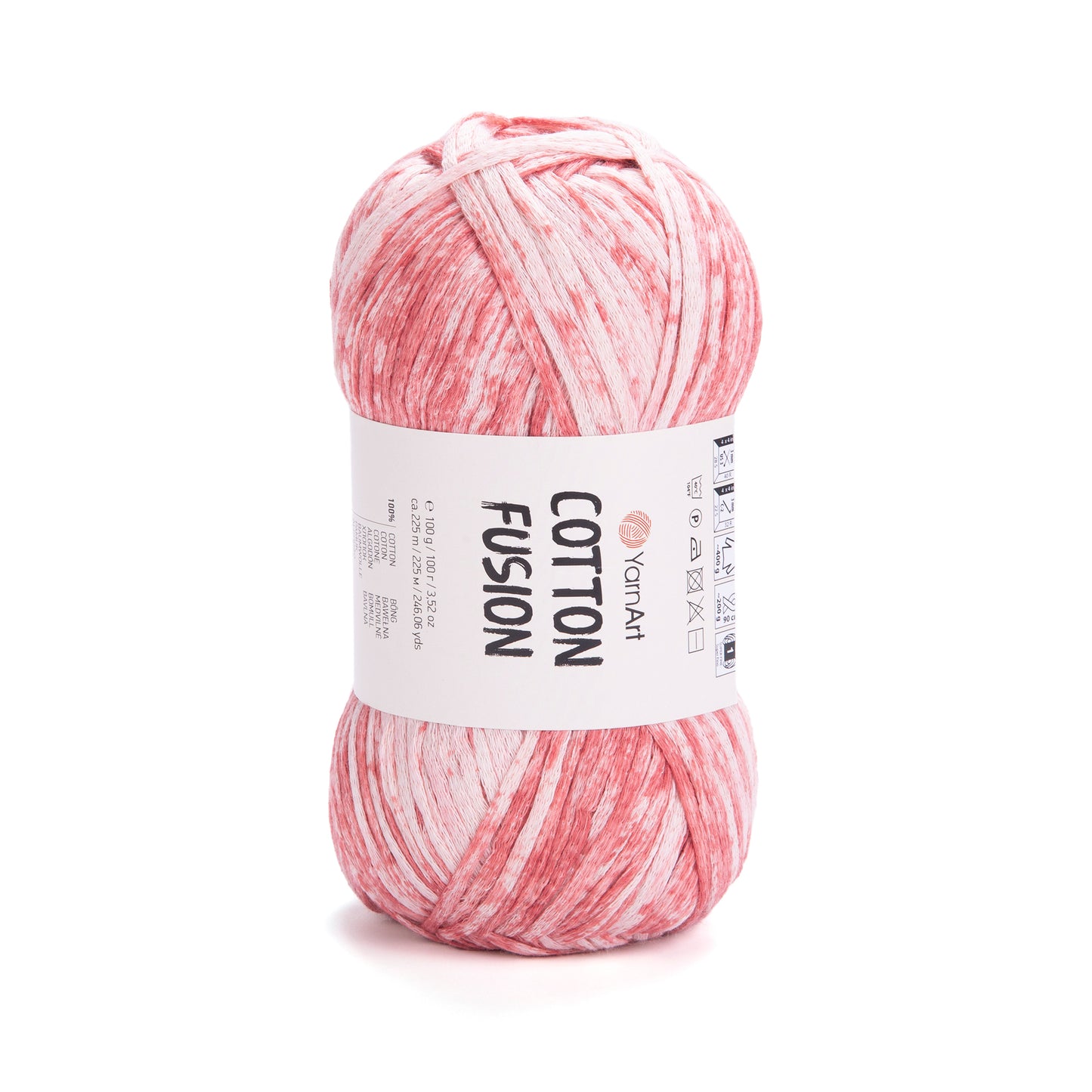 YarnArt Cotton Fusion 5 x 100g - 225m - 100% Cotton Knitting Crochet Yarn