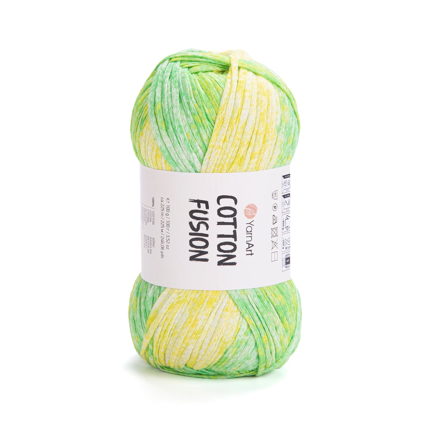 YarnArt Cotton Fusion 5 x 100g - 225m - 100% Cotton Knitting Crochet Yarn