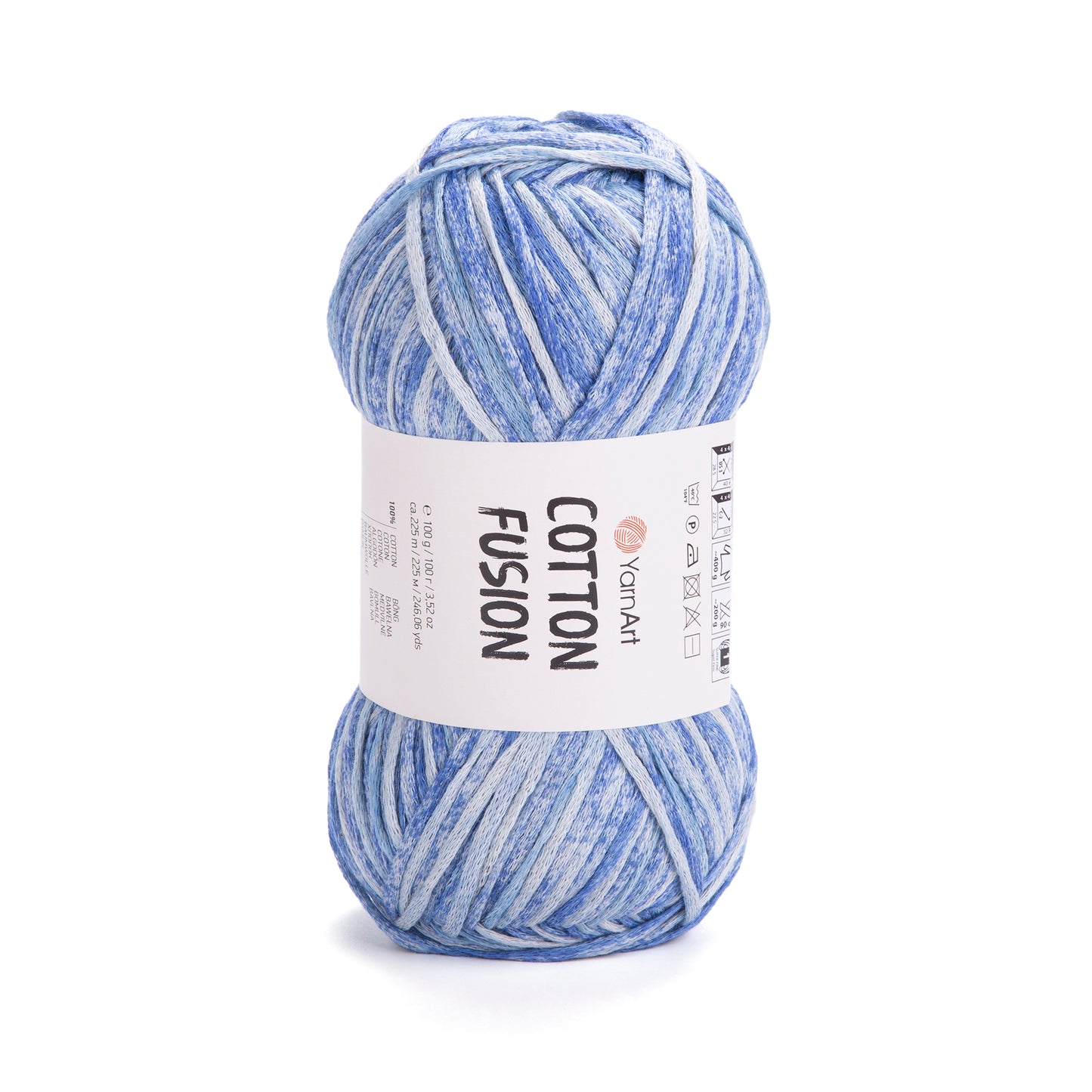 YarnArt Cotton Fusion 5 x 100g - 225m - 100% Cotton Knitting Crochet Yarn
