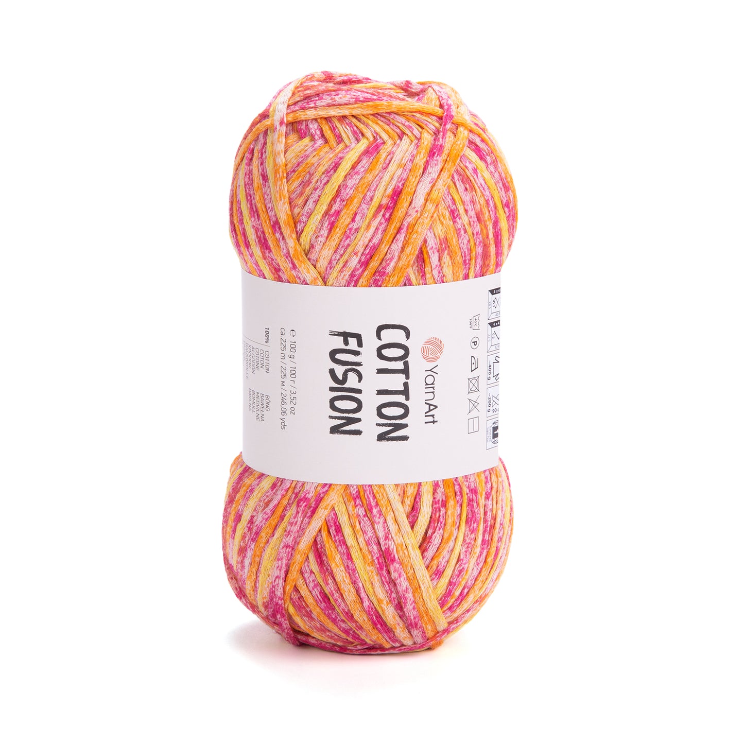YarnArt Cotton Fusion 5 x 100g - 225m - 100% Cotton Knitting Crochet Yarn