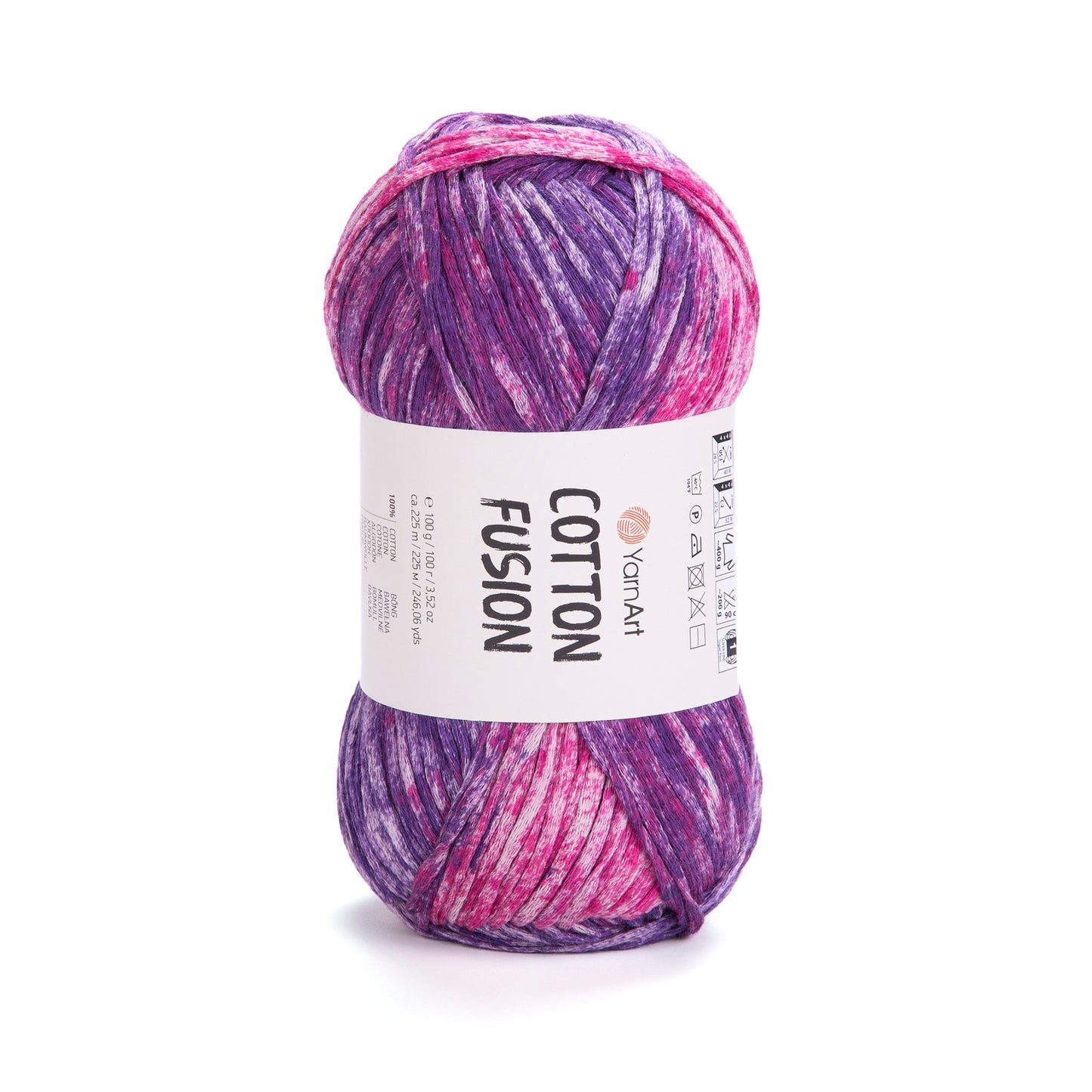 YarnArt Cotton Fusion 5 x 100g - 225m - 100% Cotton Knitting Crochet Yarn