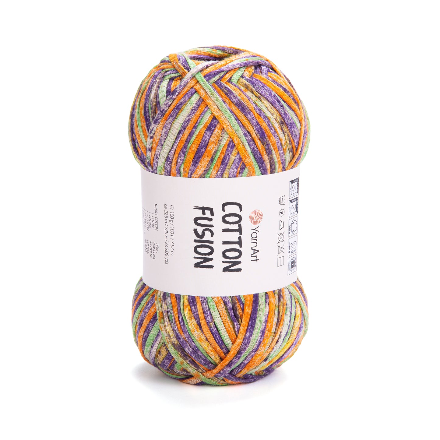 YarnArt Cotton Fusion 5 x 100g - 225m - 100% Cotton Knitting Crochet Yarn