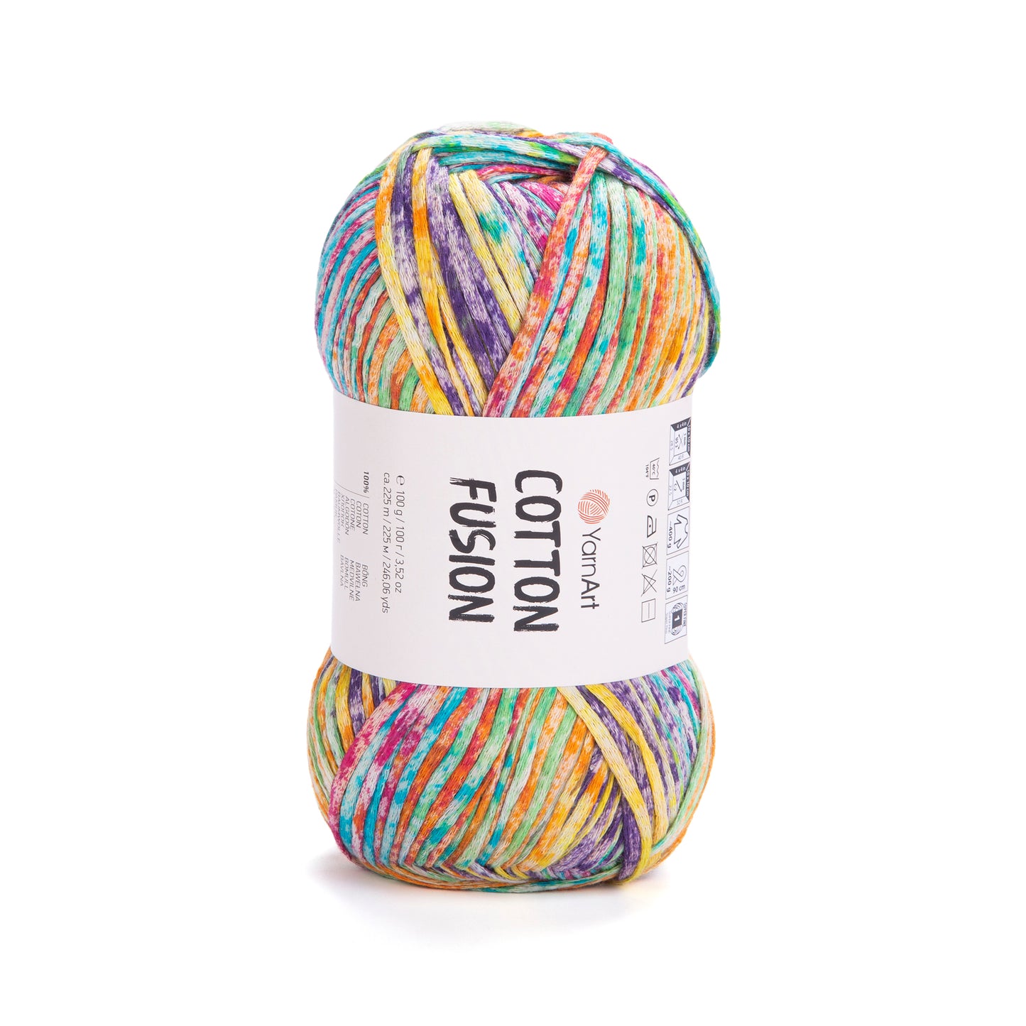 YarnArt Cotton Fusion 5 x 100g - 225m - 100% Cotton Knitting Crochet Yarn