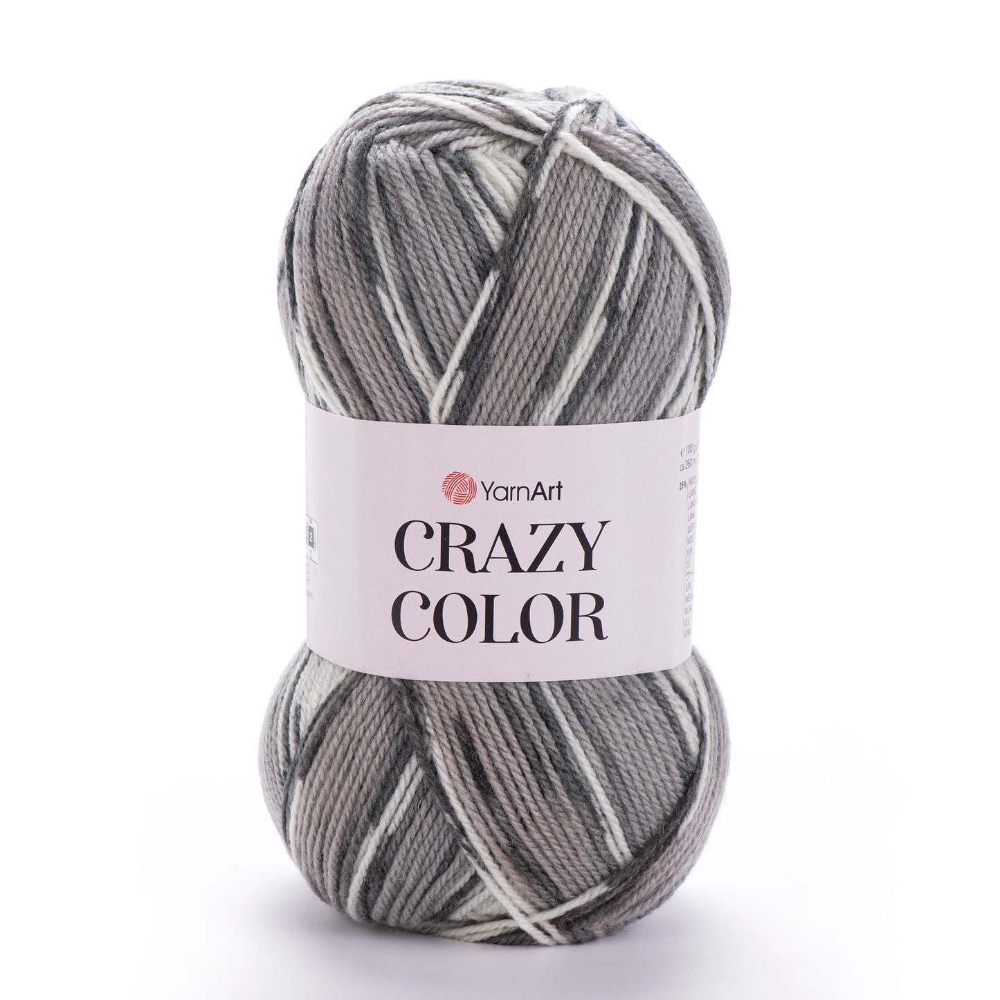 YarnArt Crazy Color DK 5 x 100g - 260m - 25% Wool - 75% Acrylic Knitting Crochet Yarn