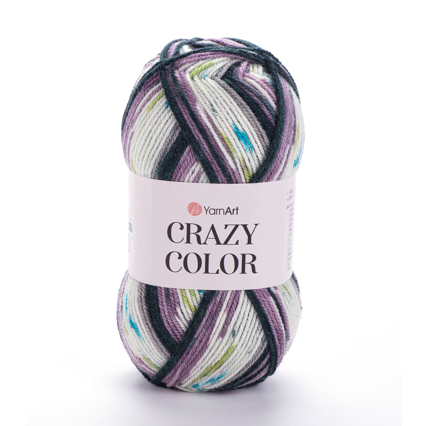 YarnArt Crazy Color DK 5 x 100g - 260m - 25% Wool - 75% Acrylic Knitting Crochet Yarn