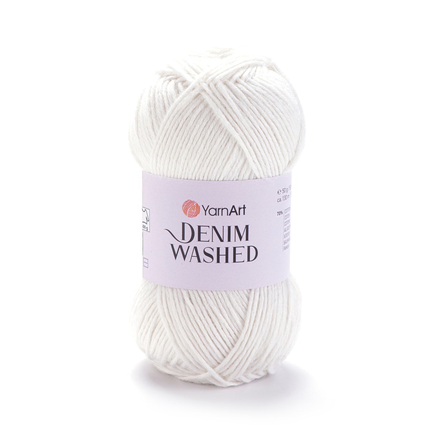 YarnArt Denim Washed DK 5 x 50g - 130m - 70% Cotton 30% Acrylic Knitting Crochet Yarn