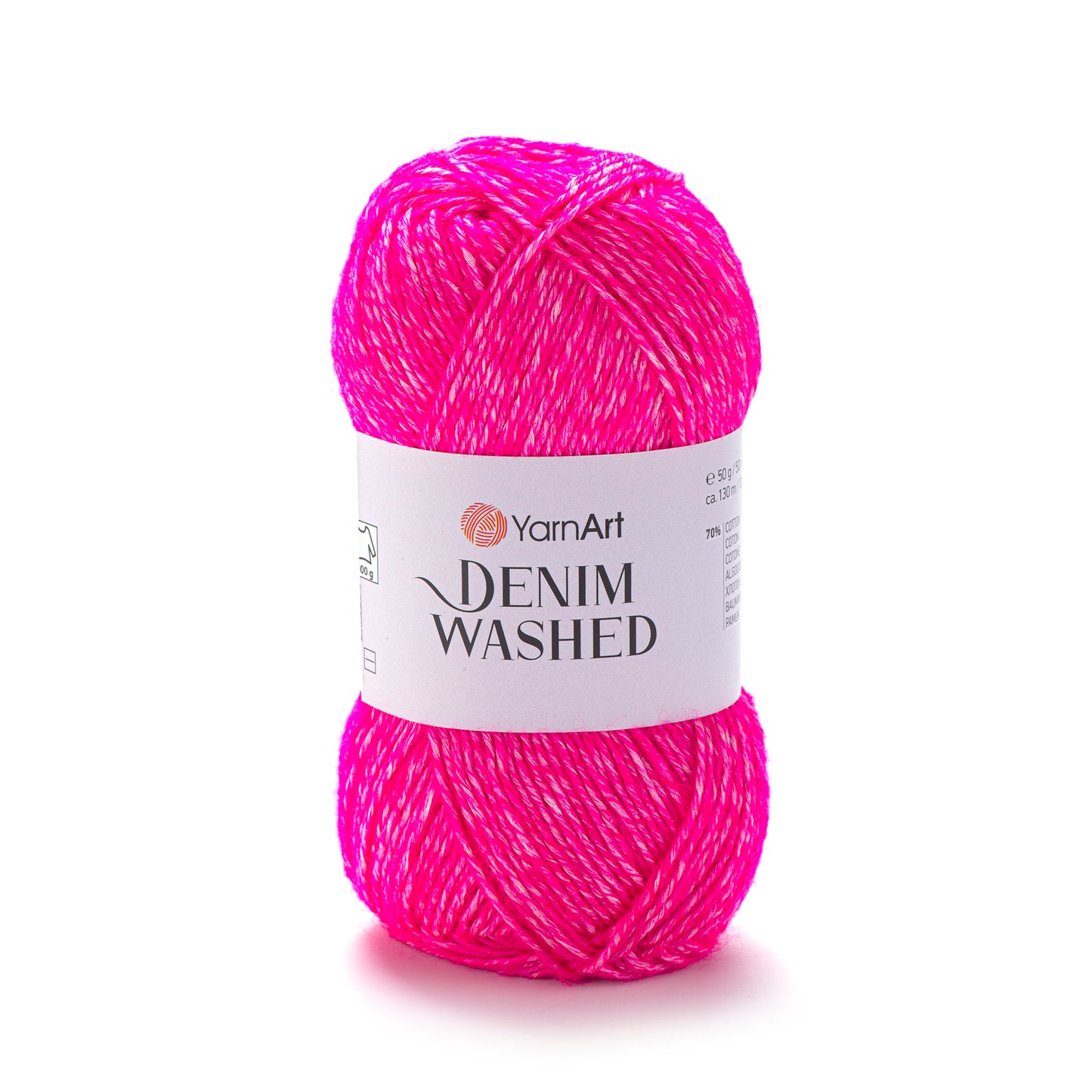 YarnArt Denim Washed DK 5 x 50g - 130m - 70% Cotton 30% Acrylic Knitting Crochet Yarn