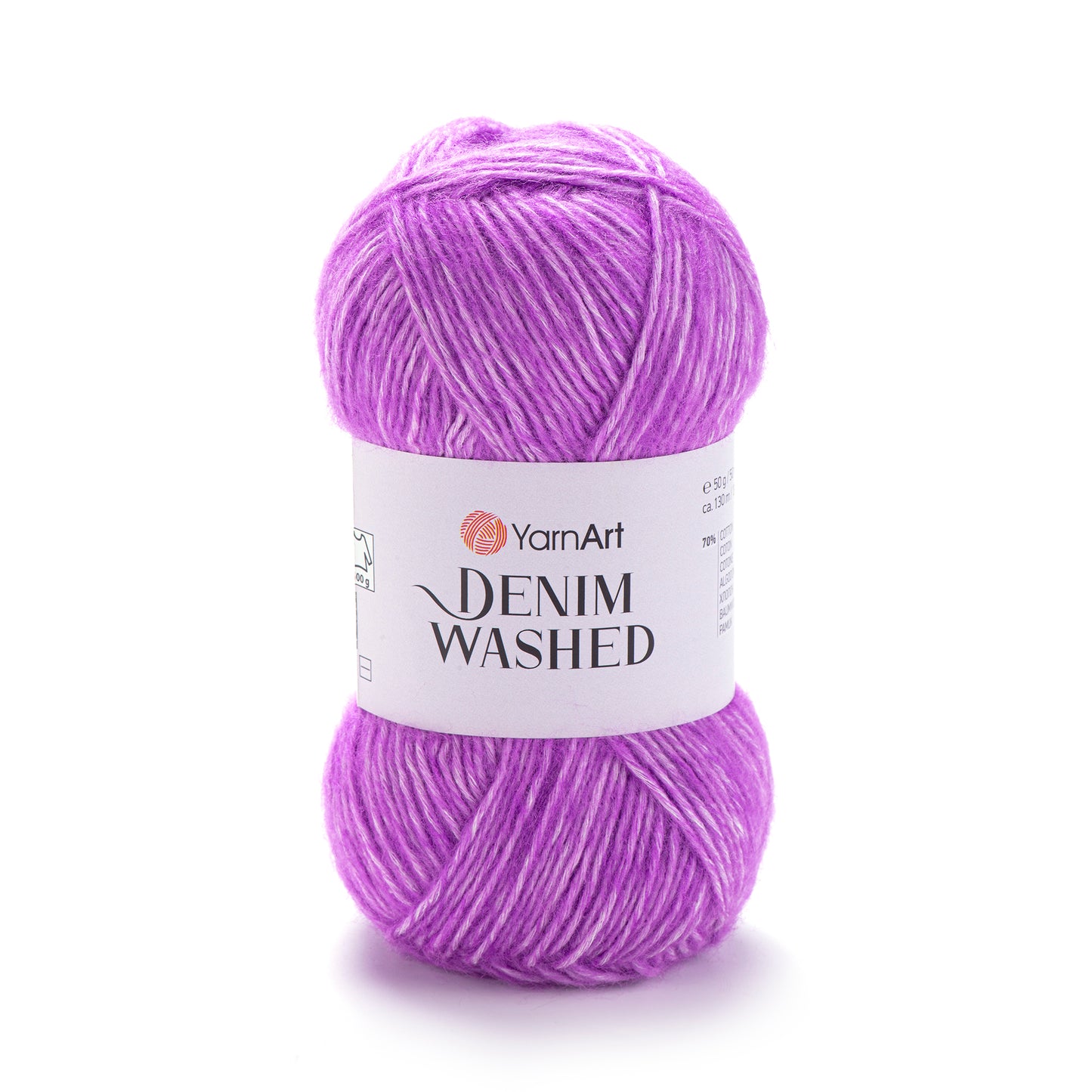YarnArt Denim Washed DK 5 x 50g - 130m - 70% Cotton 30% Acrylic Knitting Crochet Yarn
