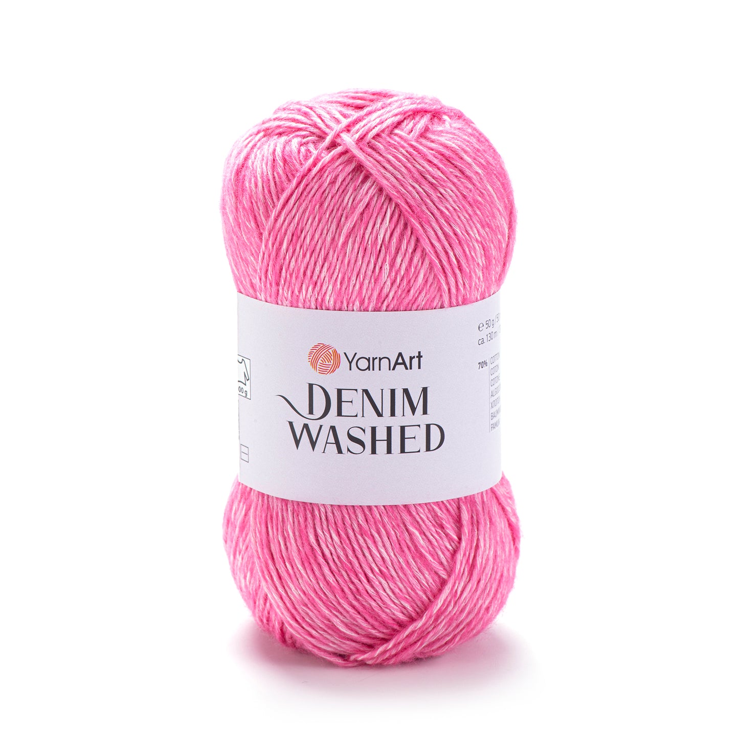 YarnArt Denim Washed DK 5 x 50g - 130m - 70% Cotton 30% Acrylic Knitting Crochet Yarn