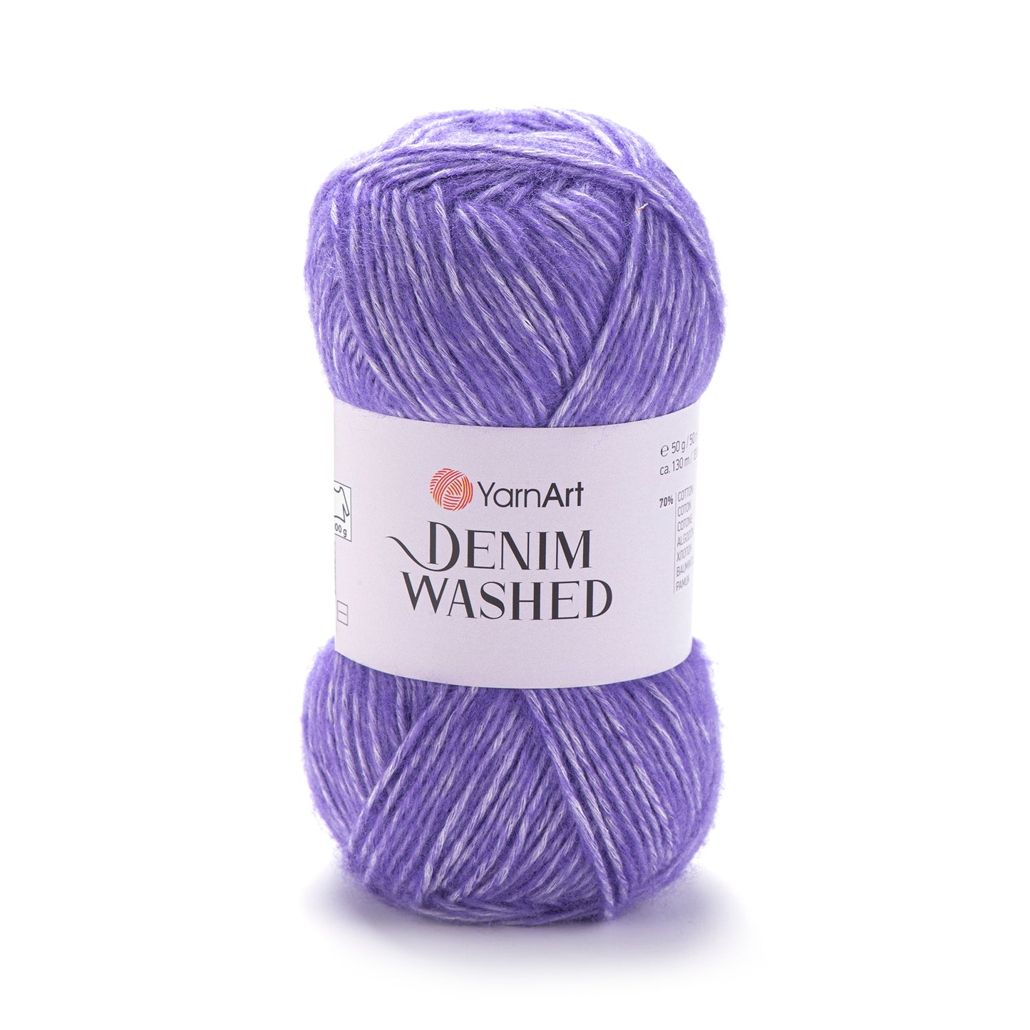 YarnArt Denim Washed DK 5 x 50g - 130m - 70% Cotton 30% Acrylic Knitting Crochet Yarn