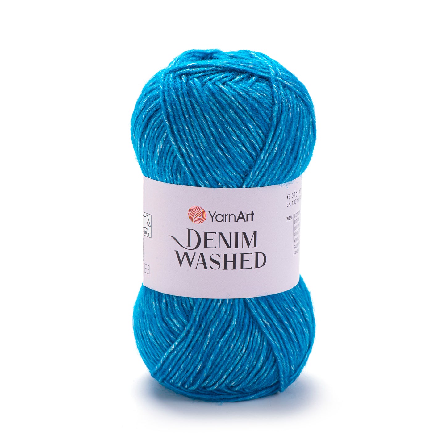 YarnArt Denim Washed DK 5 x 50g - 130m - 70% Cotton 30% Acrylic Knitting Crochet Yarn