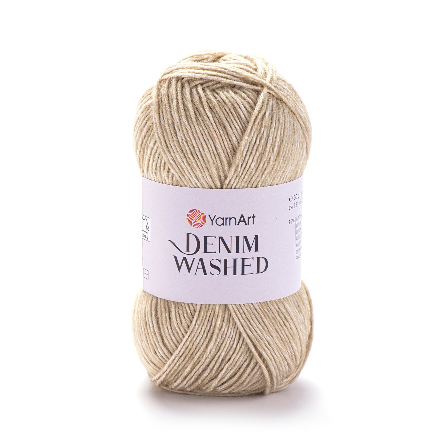 YarnArt Denim Washed DK 5 x 50g - 130m - 70% Cotton 30% Acrylic Knitting Crochet Yarn