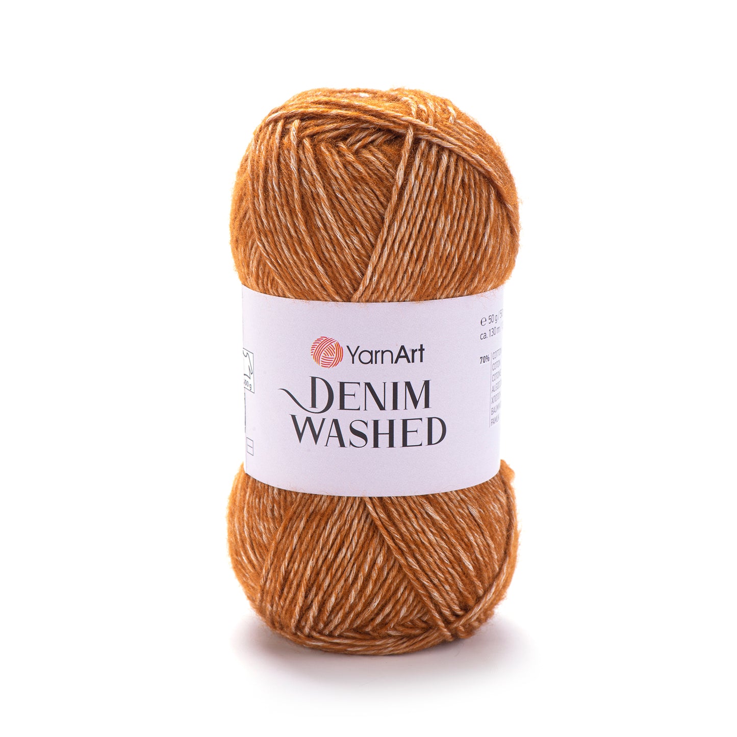 YarnArt Denim Washed DK 5 x 50g - 130m - 70% Cotton 30% Acrylic Knitting Crochet Yarn