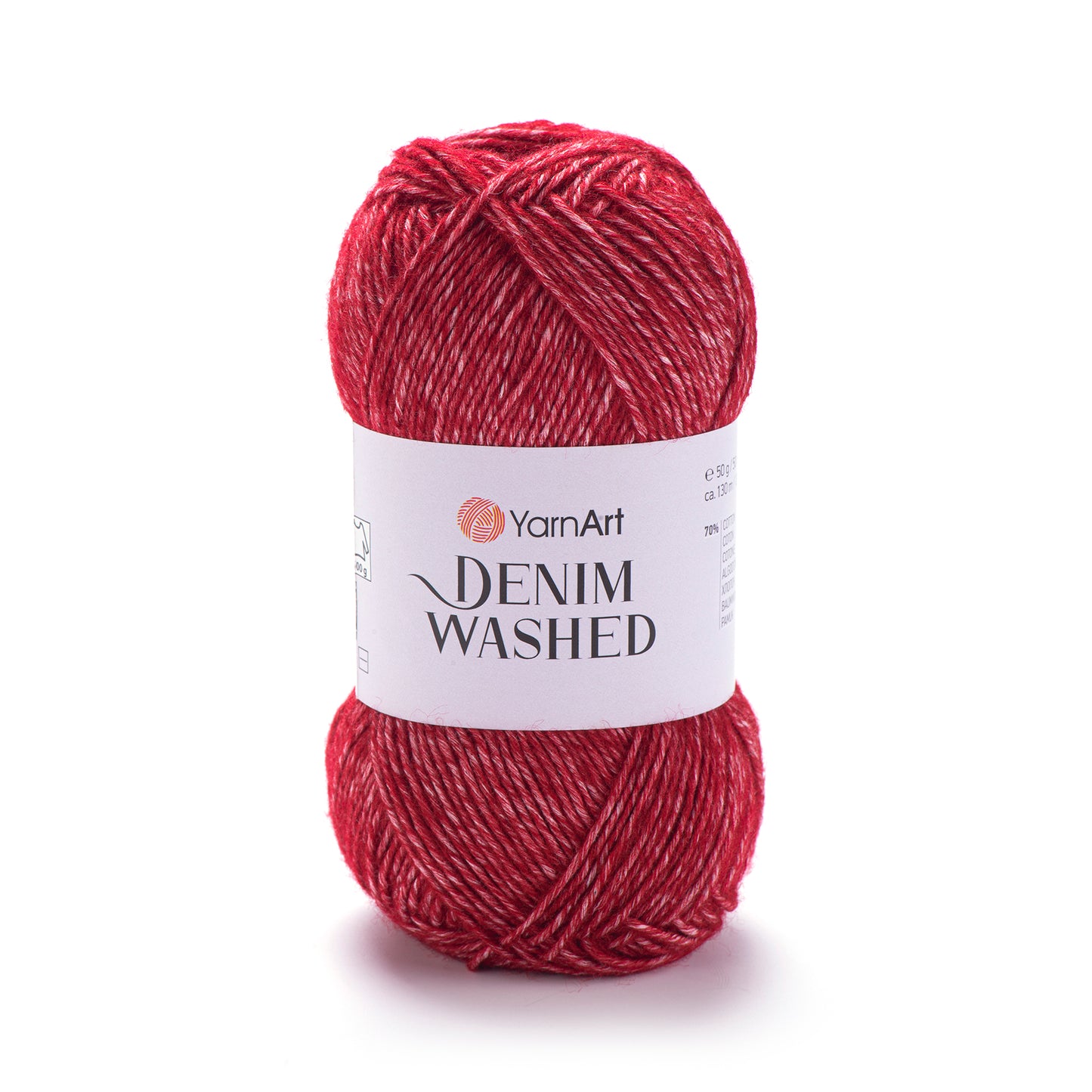 YarnArt Denim Washed DK 5 x 50g - 130m - 70% Cotton 30% Acrylic Knitting Crochet Yarn