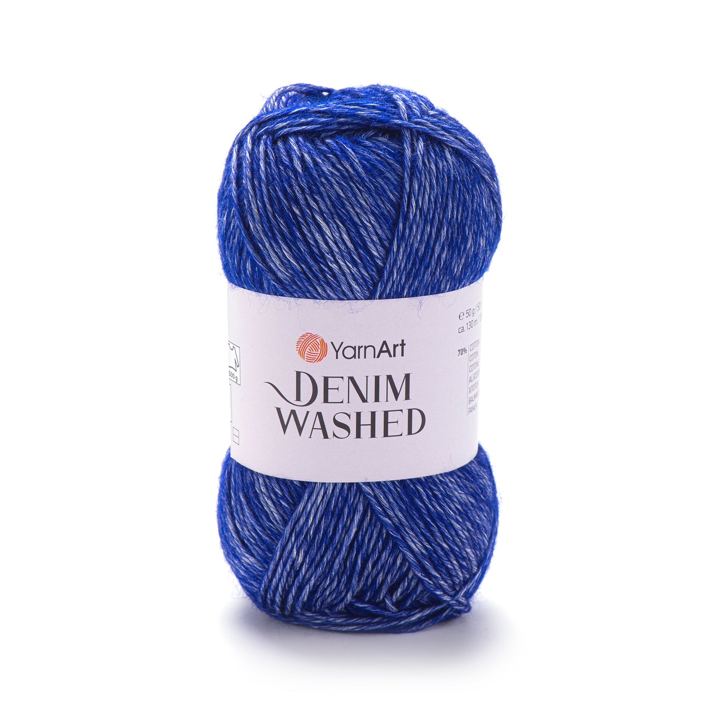 YarnArt Denim Washed DK 5 x 50g - 130m - 70% Cotton 30% Acrylic Knitting Crochet Yarn