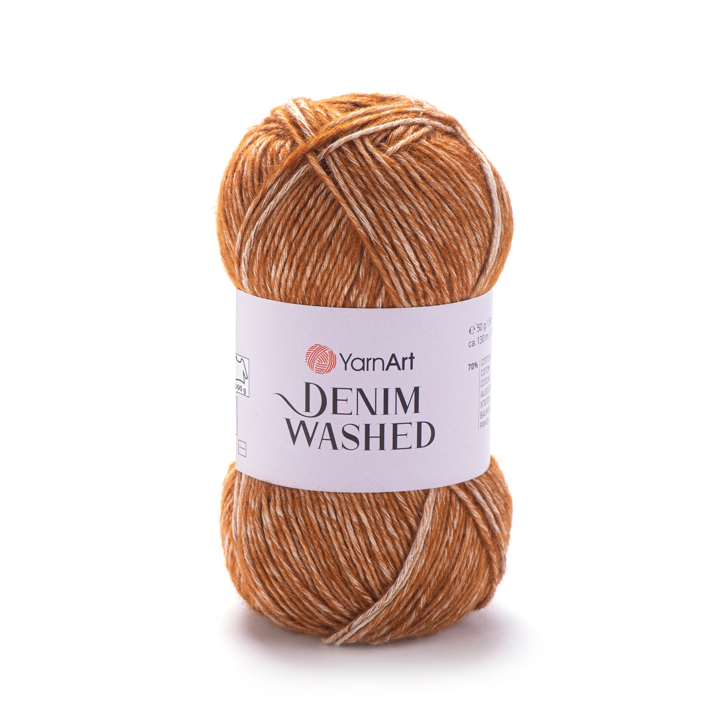 YarnArt Denim Washed DK 5 x 50g - 130m - 70% Cotton 30% Acrylic Knitting Crochet Yarn