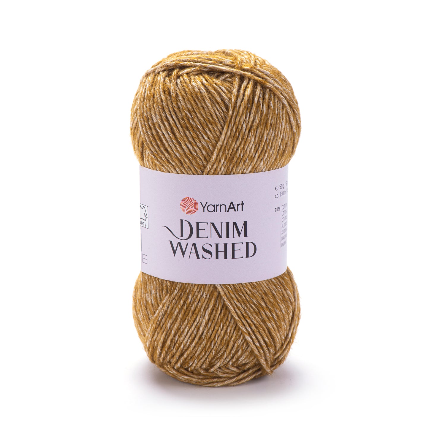 YarnArt Denim Washed DK 5 x 50g - 130m - 70% Cotton 30% Acrylic Knitting Crochet Yarn