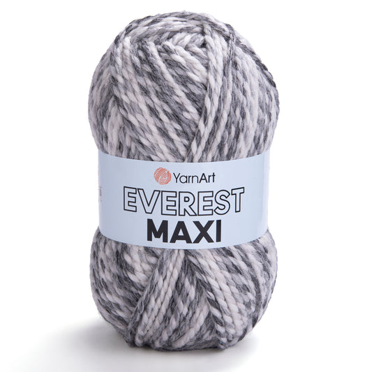 YarnArt Everest Maxi 3 x 200g - 134m - 30% Wool - 70% Acrylic Super Bulky Knitting Crochet Yarn