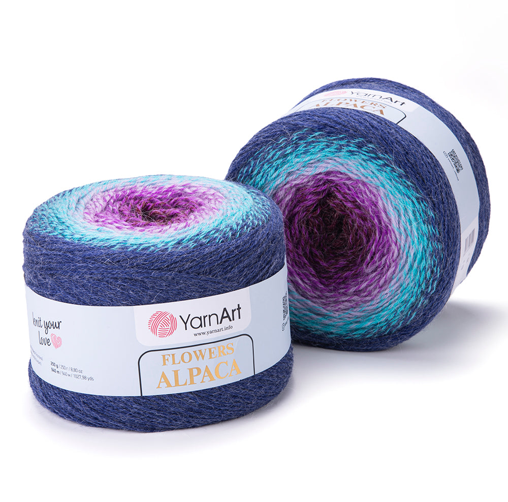 YarnArt Flowers Alpaca 2 x 250g - 940m - 20% Alpaca - 80% Acrylic Knitting Crochet Yarn